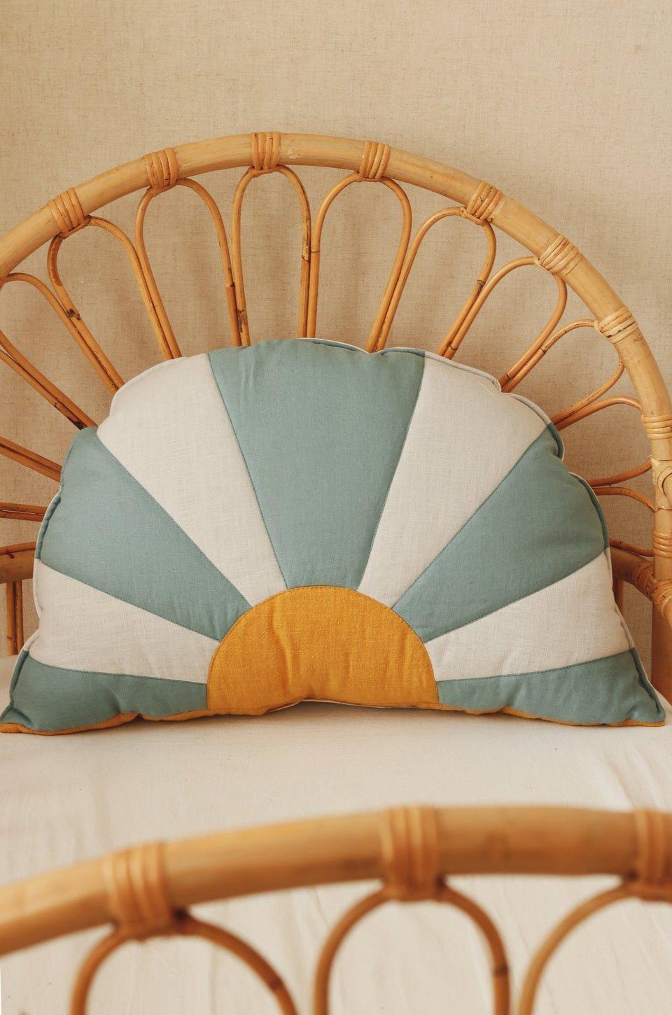 Janie and Jack Sunset in Twin Peaks Sun Pillow
