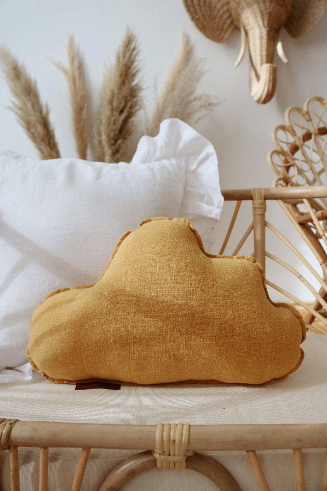 Janie and Jack Linen Mango Cloud Pillow