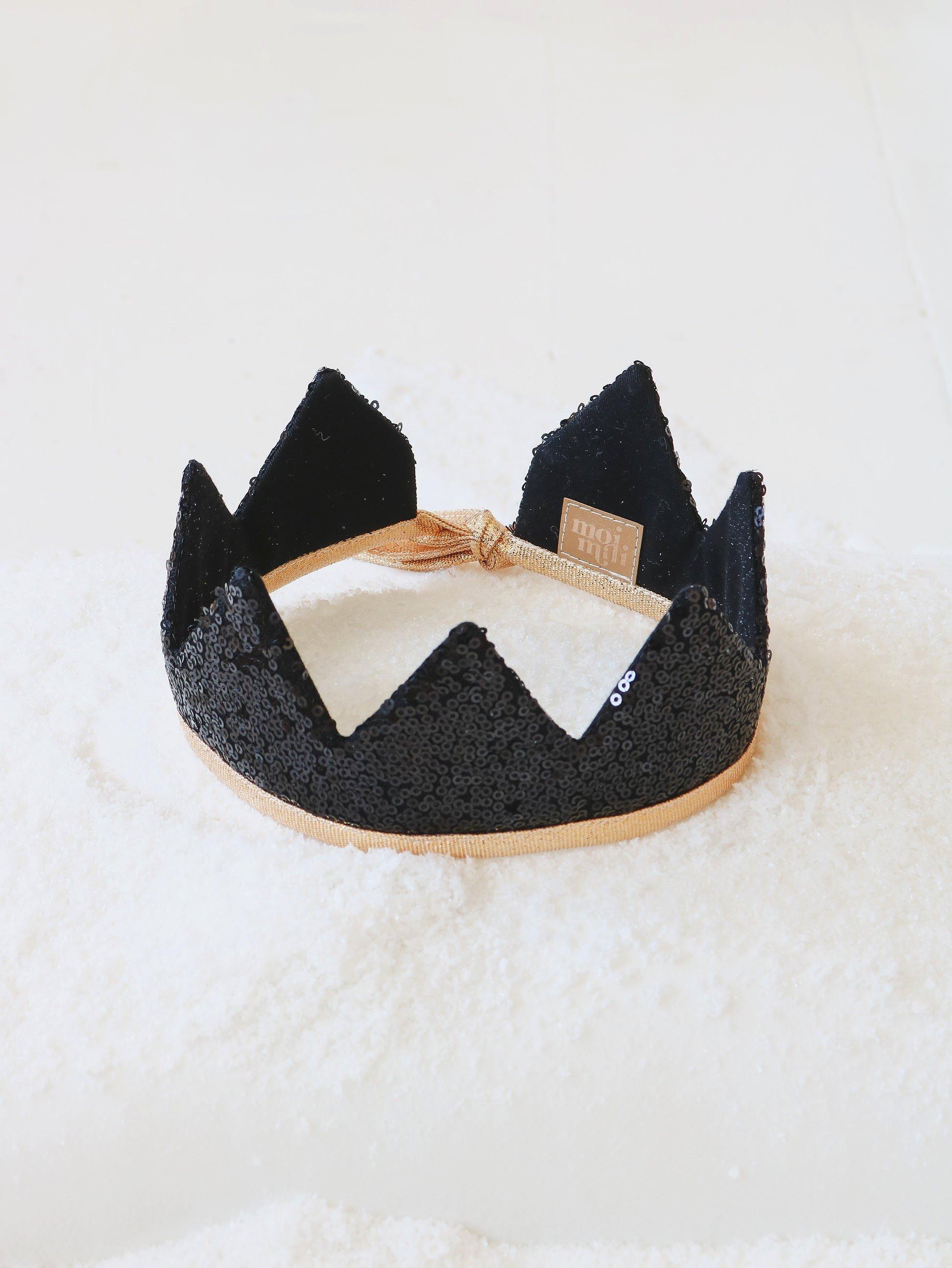 Janie and Jack Black Sequins Fairy Tale Crown