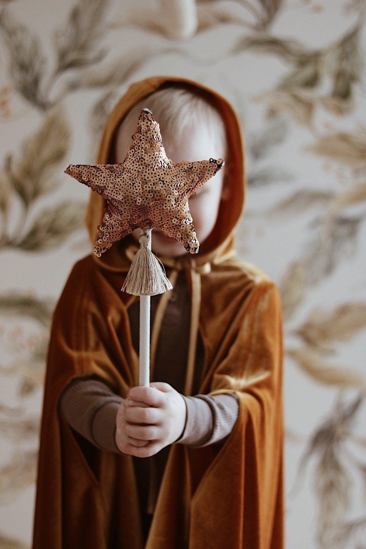 Janie and Jack Little Gold Riding Hood Magic Cape