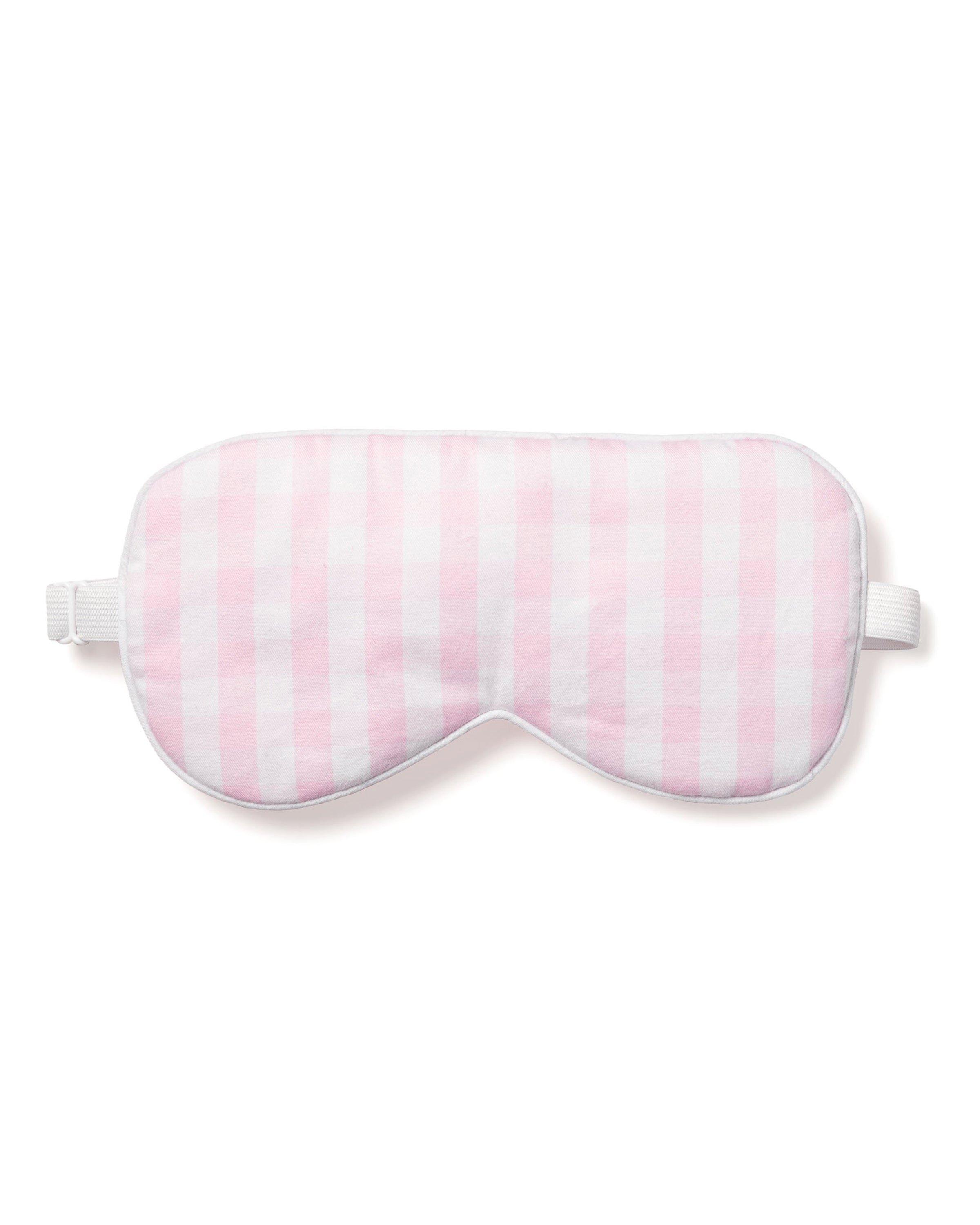 Janie and Jack Adult Pink Gingham Eye Mask
