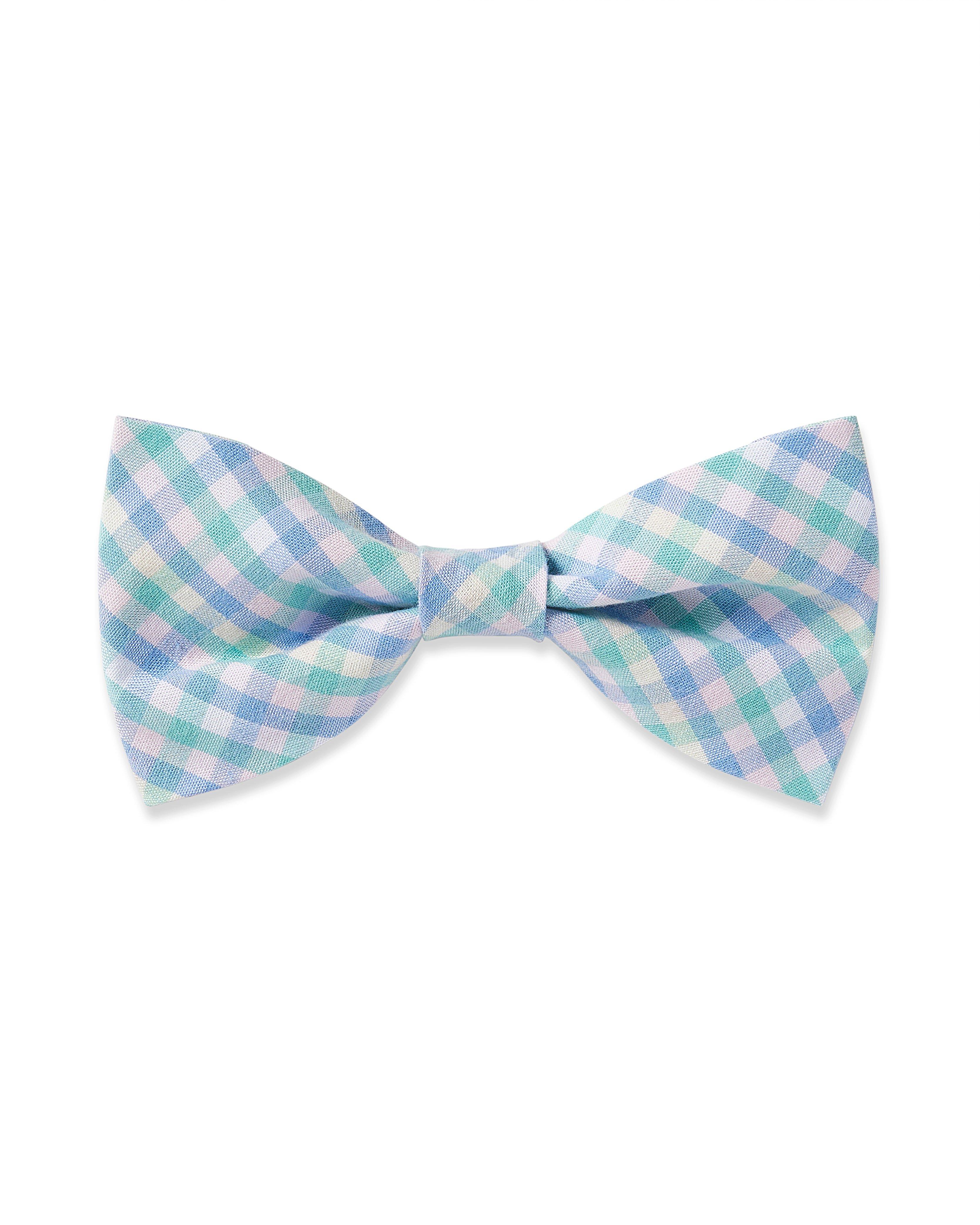 Janie and Jack Dog Bow Tie in Spring Gingham