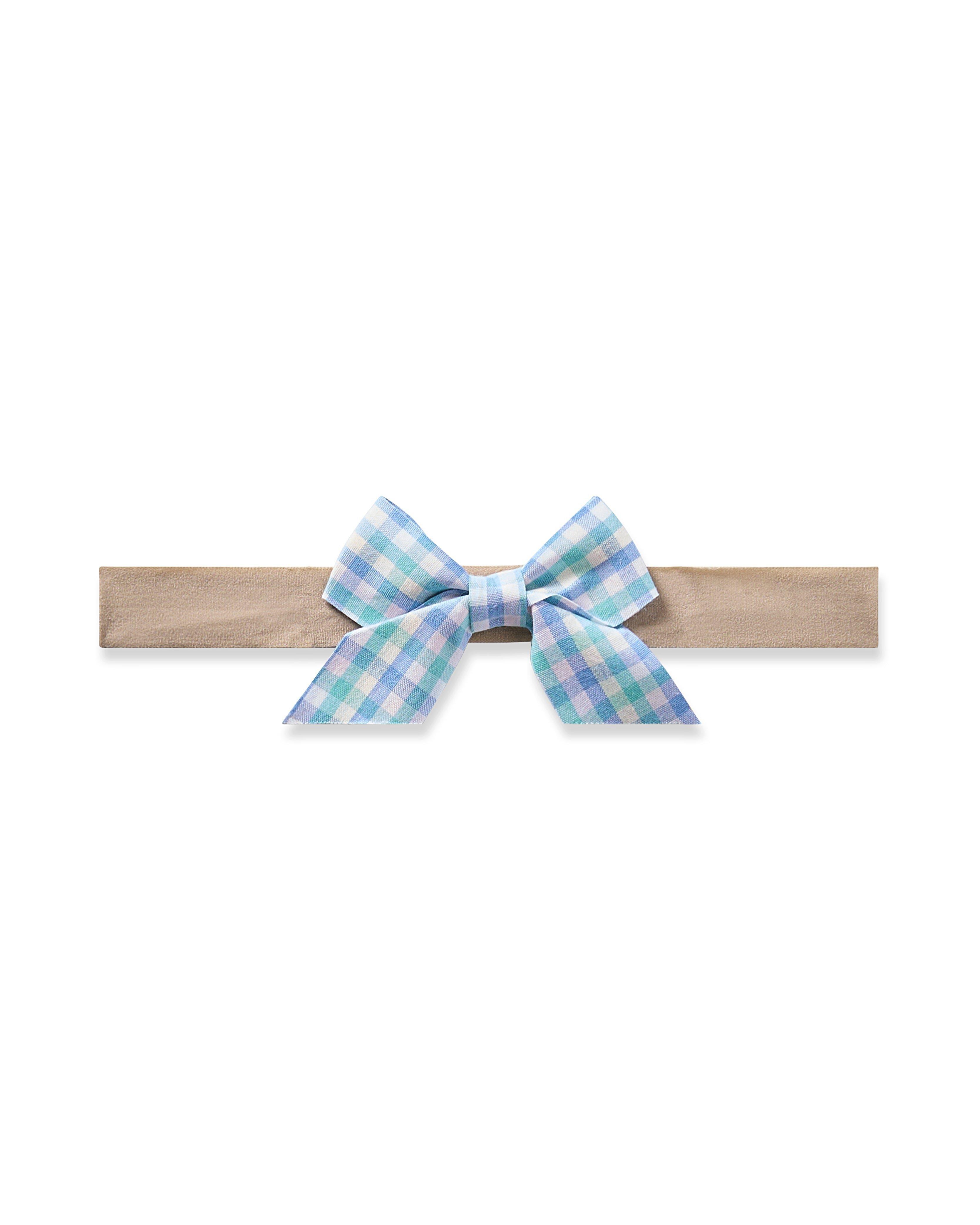 Janie and Jack Girl's Hair Bows in Spring Gingham
