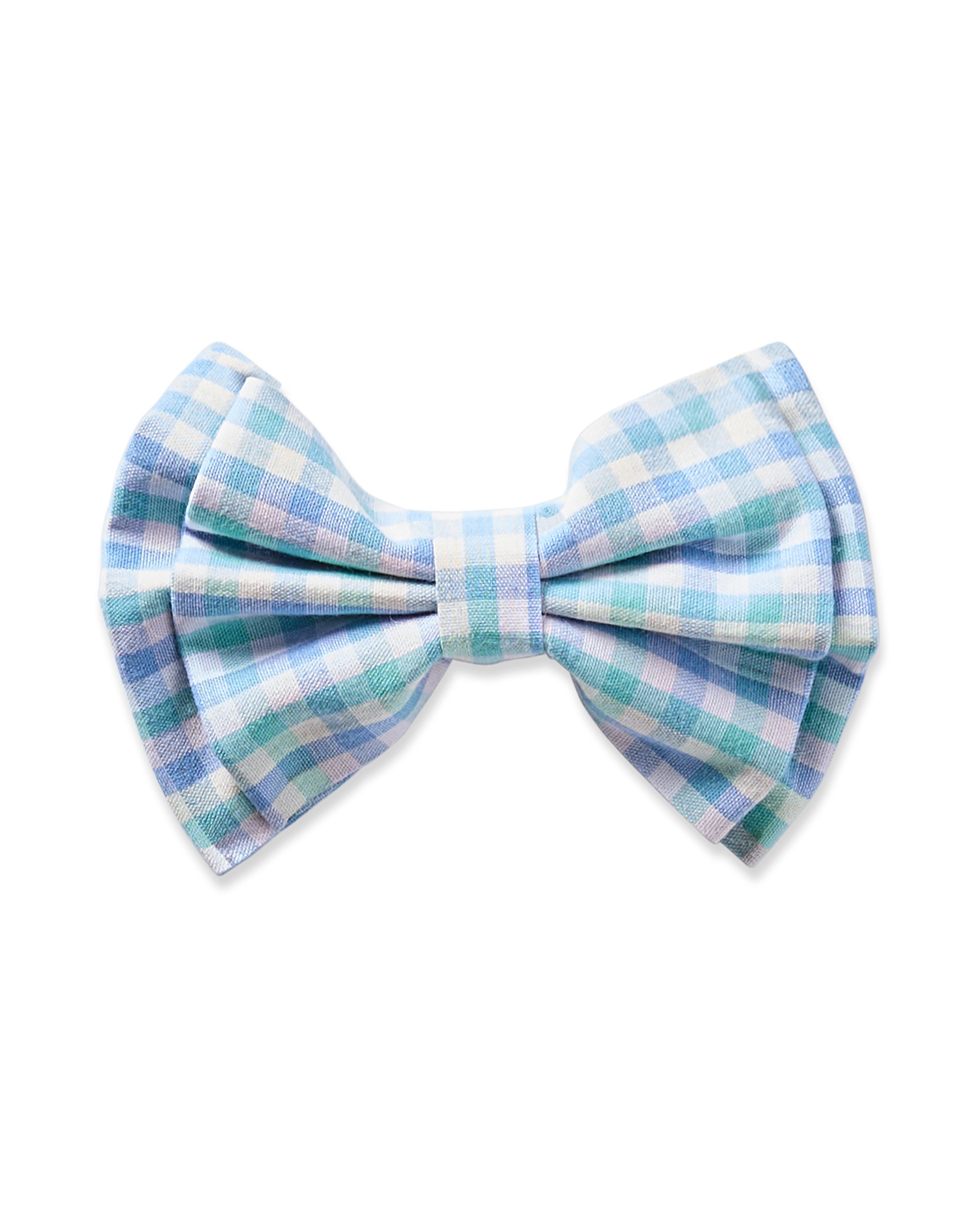 Janie and Jack Girl's Hair Bows in Spring Gingham