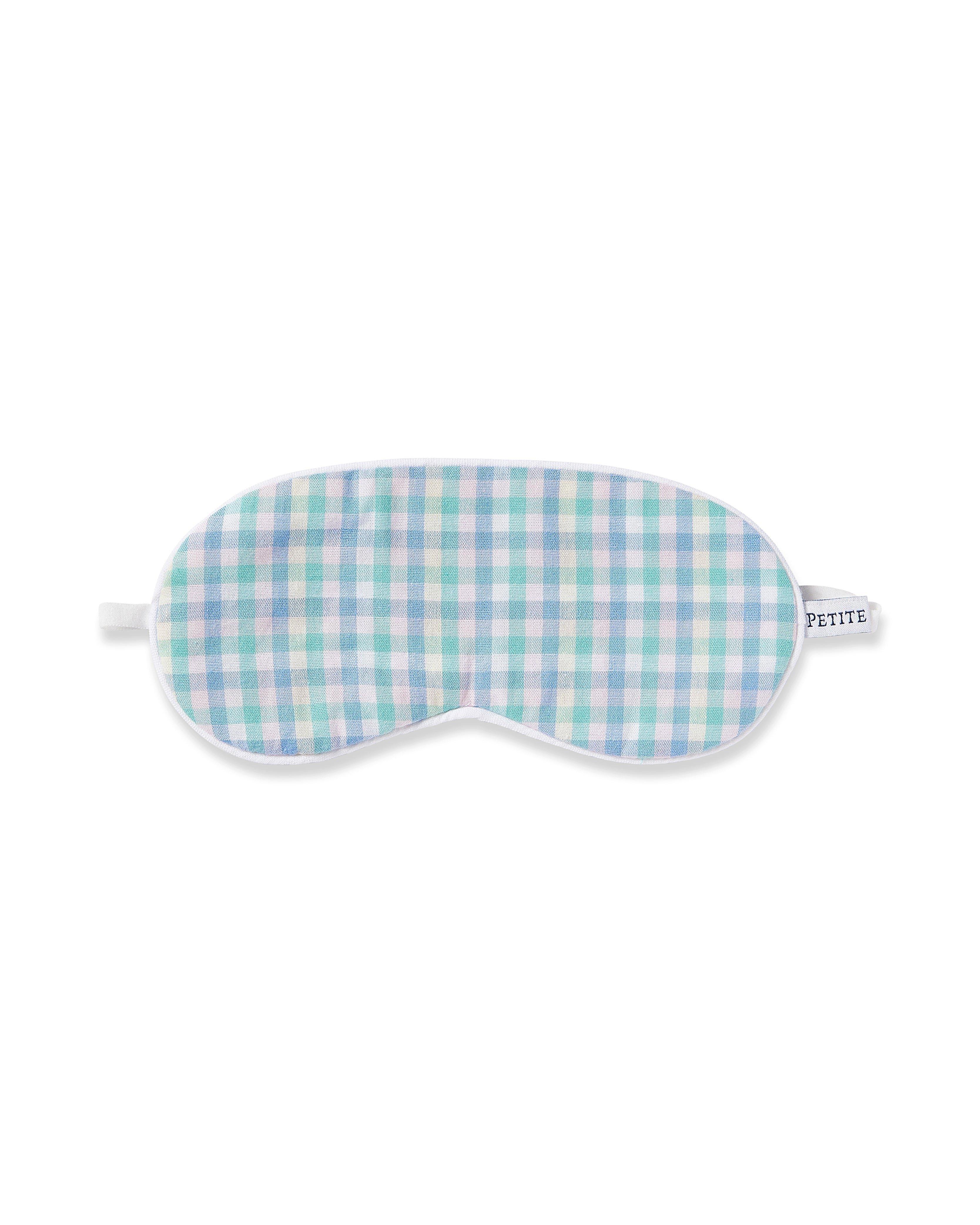 Janie and Jack Childrens Twill Sleep Mask in Spring Gingham