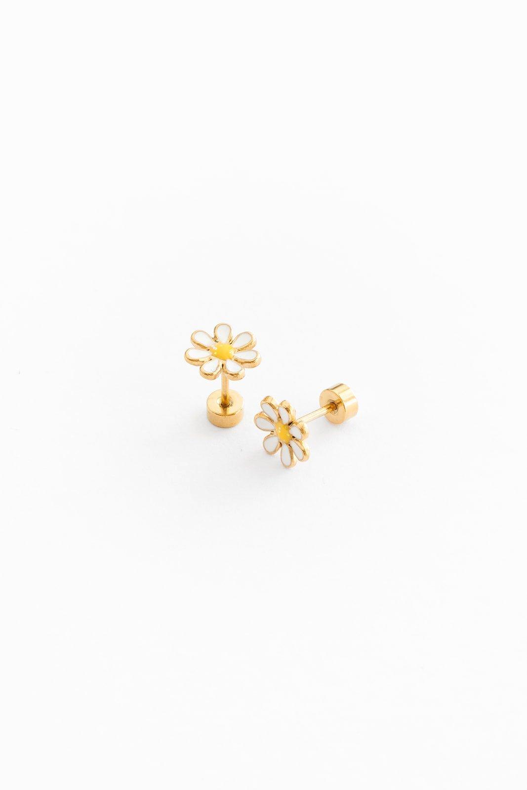 Janie and Jack Daisy Stud Earrings