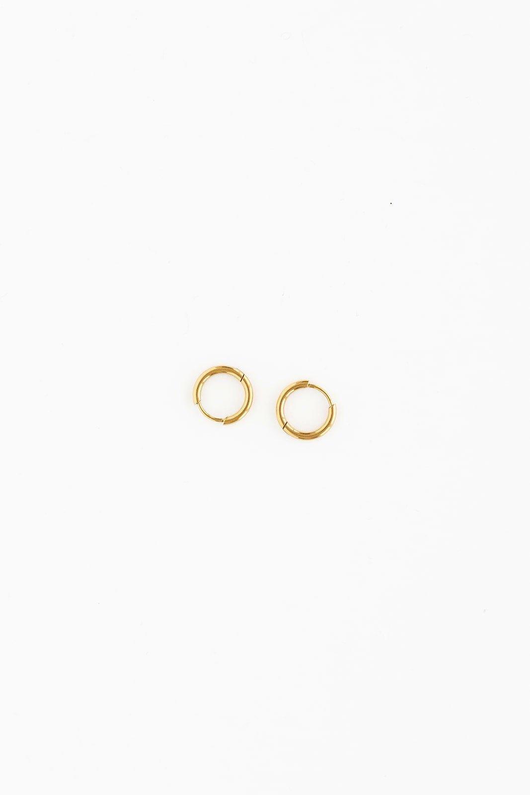 Janie and Jack Thin Gold Hoop 8mm Earrings