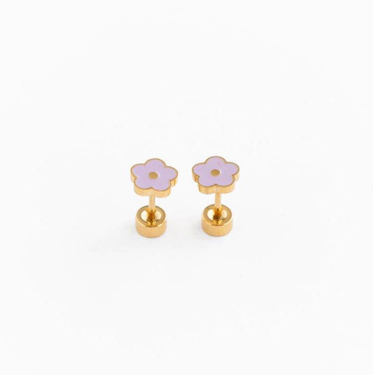 Janie and Jack Petite Flower Stud Earrings