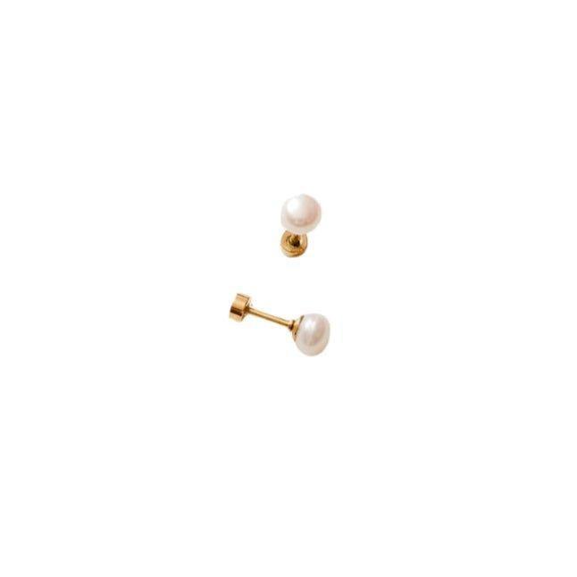 Janie and Jack Pearl Stud Earrings