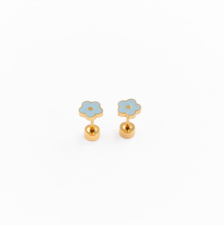 Janie and Jack Petite Flower Stud Earrings