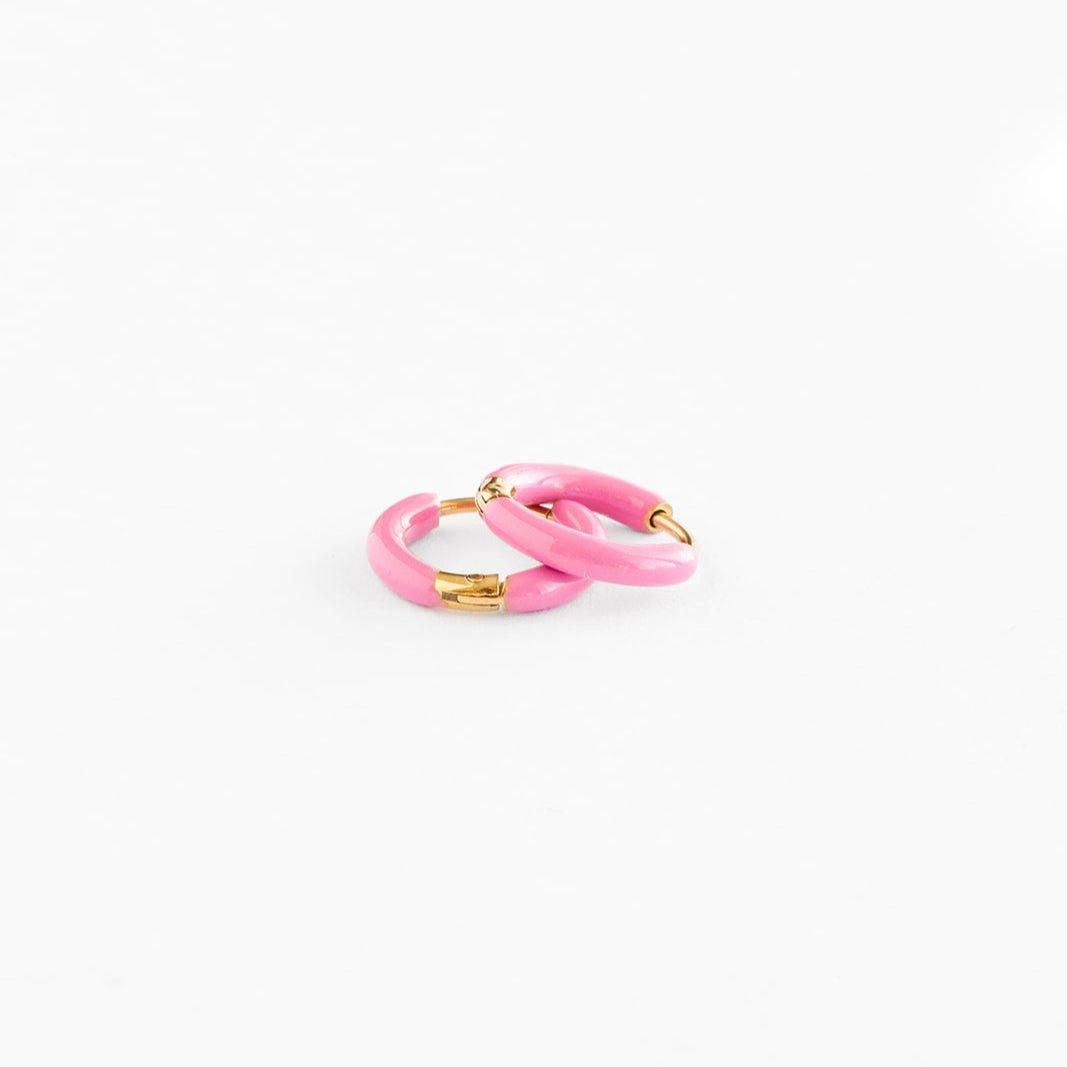 Janie and Jack Enamel Hoop Earrings