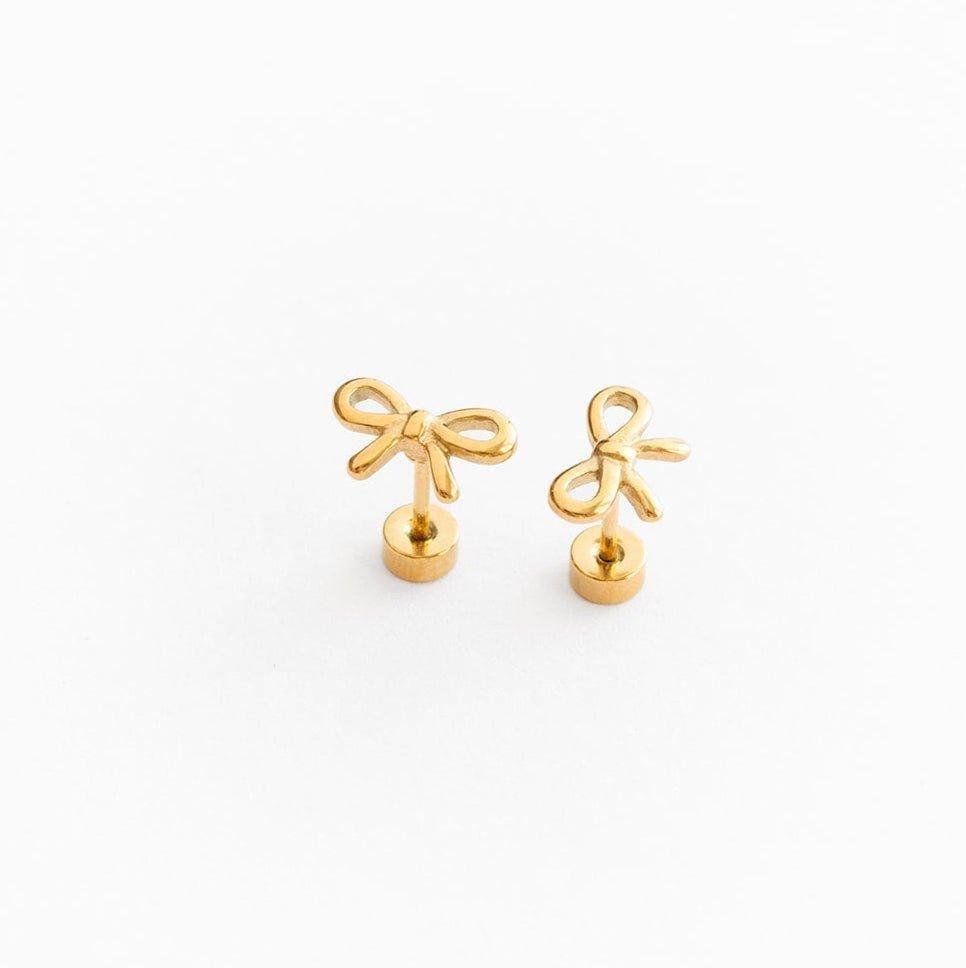 Janie and Jack Bow Stud Earrings