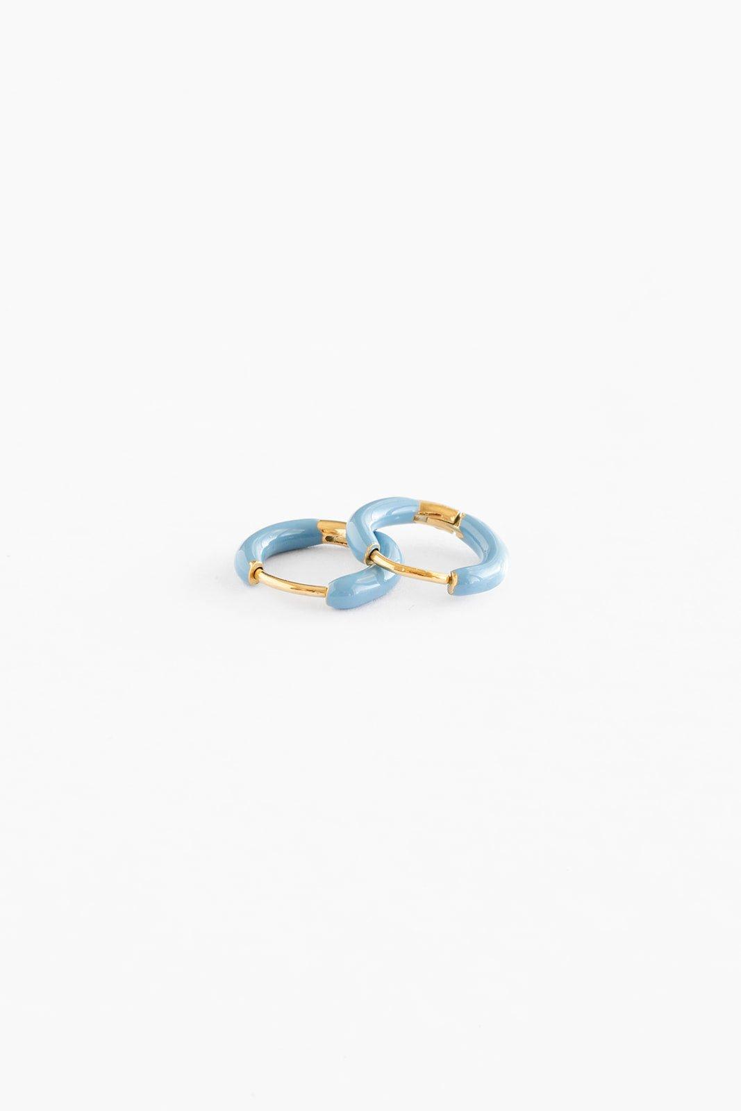 Janie and Jack Enamel Hoop Earrings