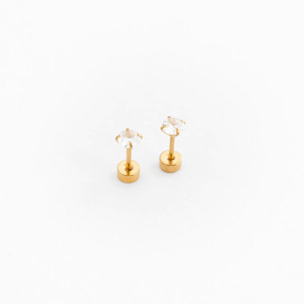 Janie and Jack Diamond Stud Earrings