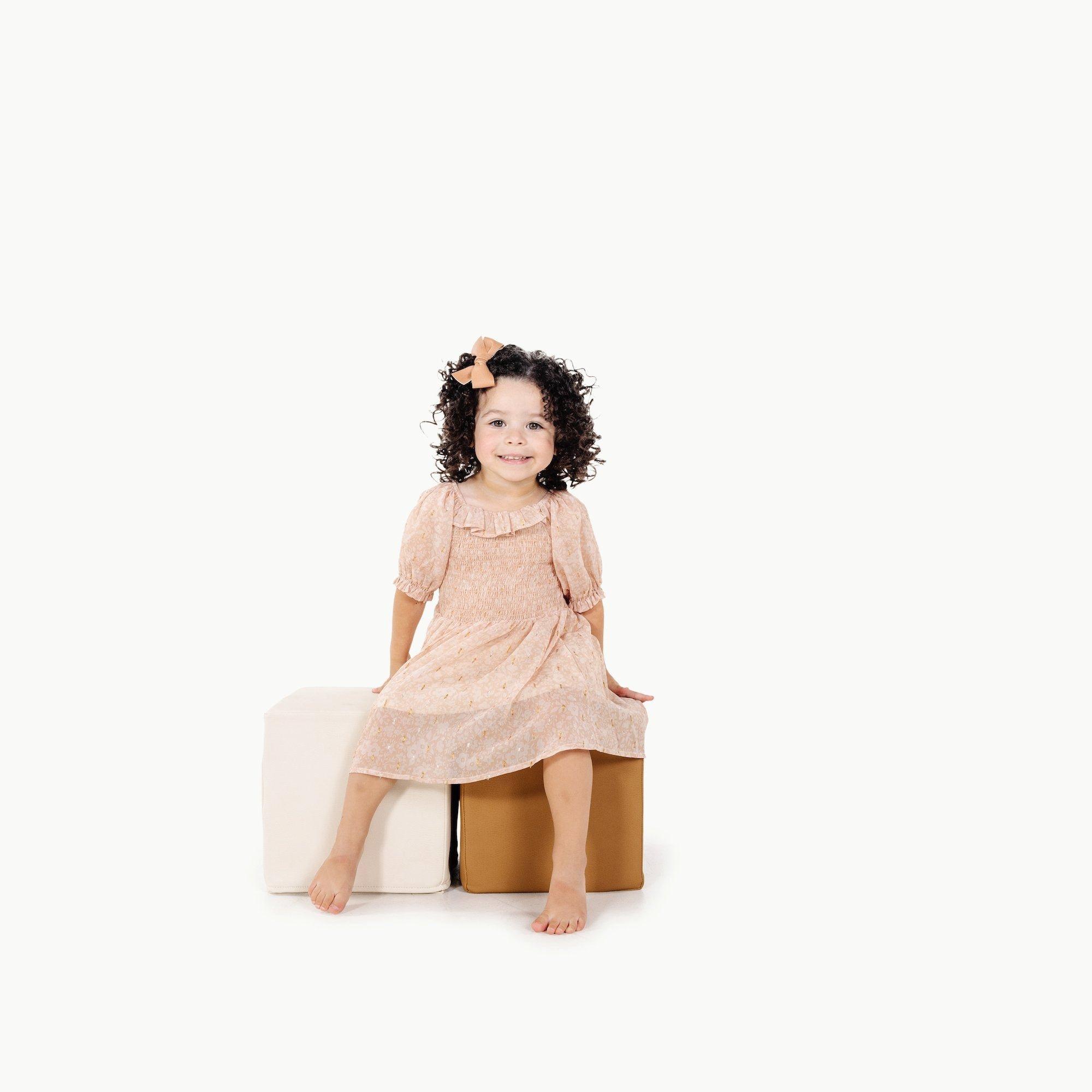 Janie and Jack Camel Cube Set