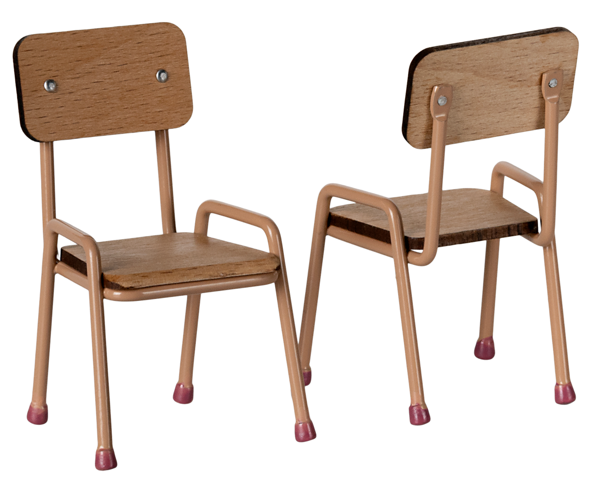 Janie and Jack Table and chair set, Mouse - Dark powder