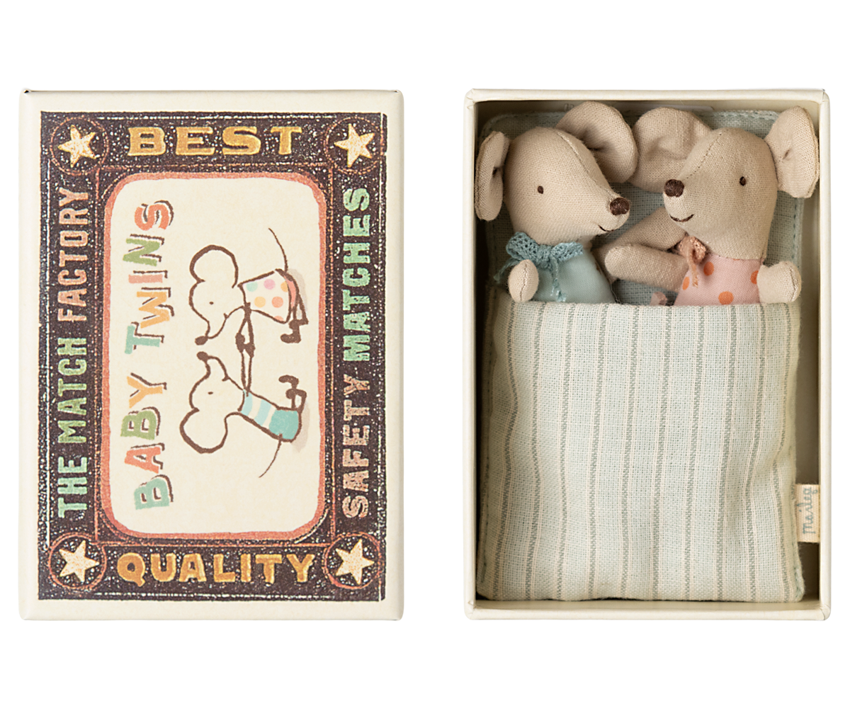 Janie and Jack Twins, Baby mice in matchbox