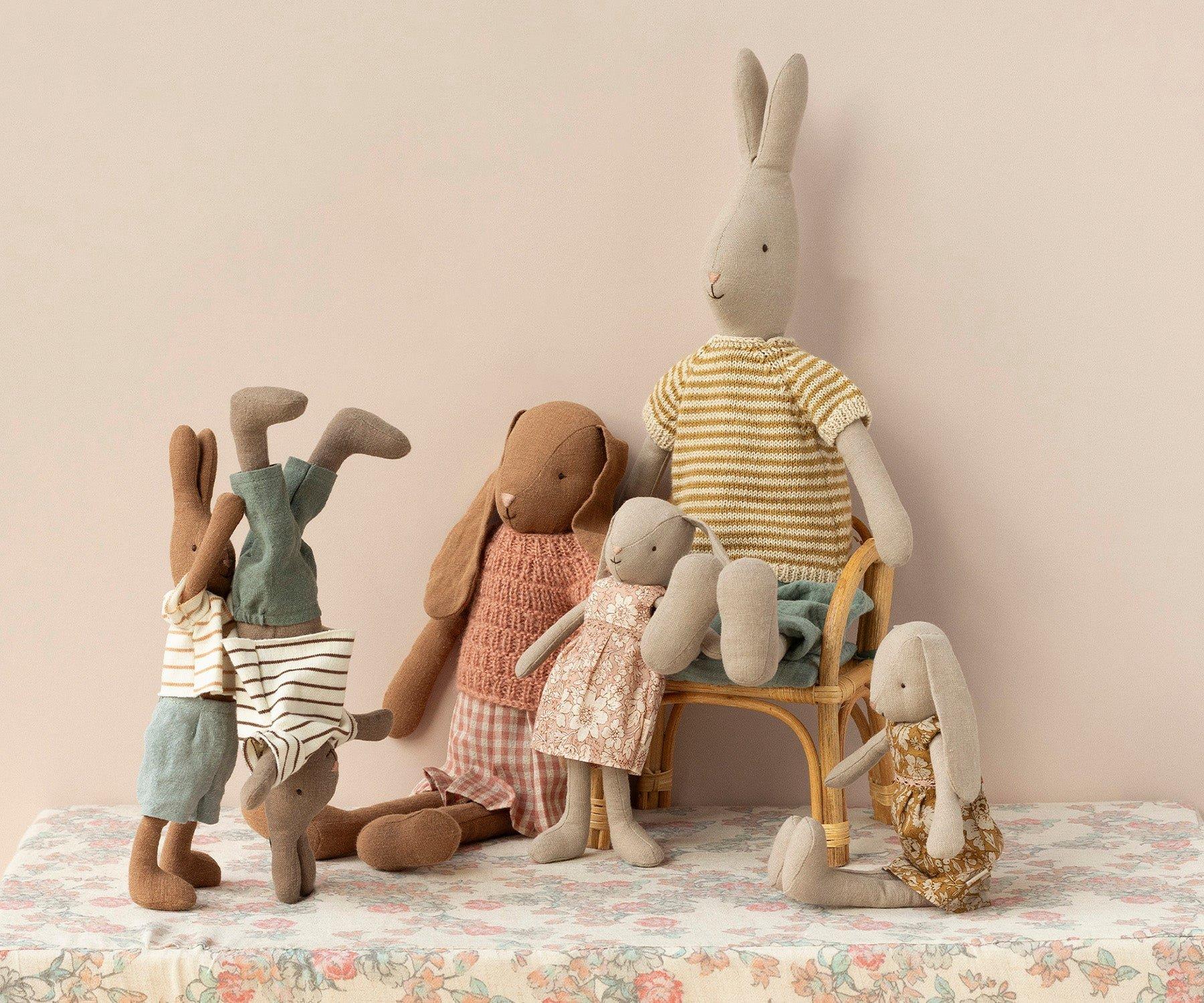 Janie and Jack Rabbit, Size 1 - Chocolate Brown