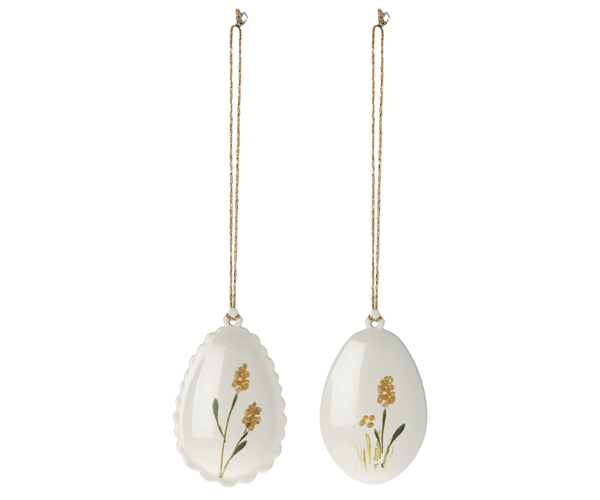 Janie and Jack Easter Egg Ornament, 2 pcs. - Yellow