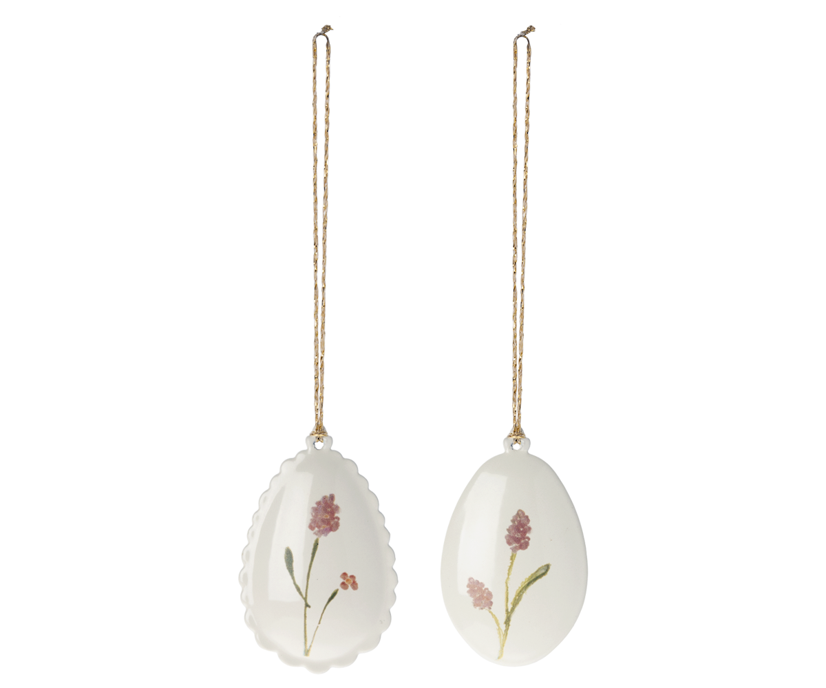 Janie and Jack Easter Egg Ornament, 2 pcs. - Rose