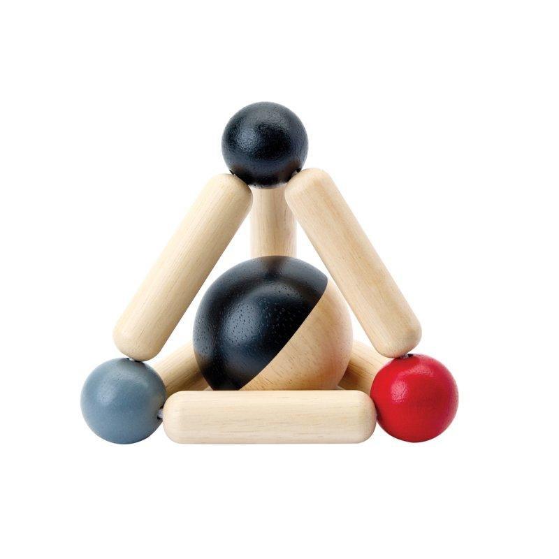 Janie and Jack TRIANGLE CLUTCHING TOY-HIGH CONTRAST
