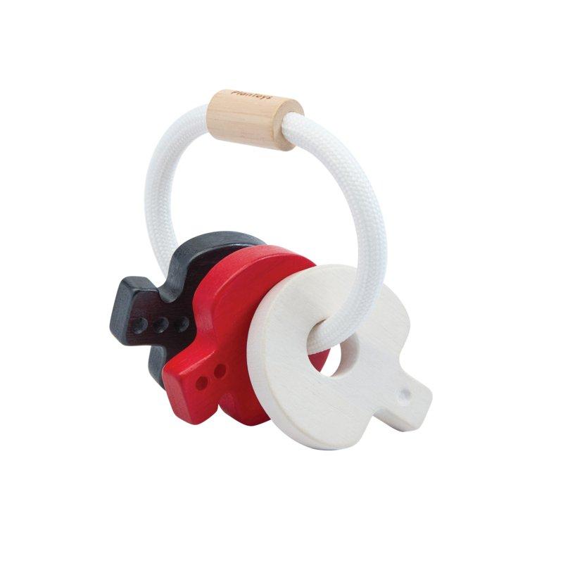 Janie and Jack BABY KEY RATTLE-HIGH CONTRAST