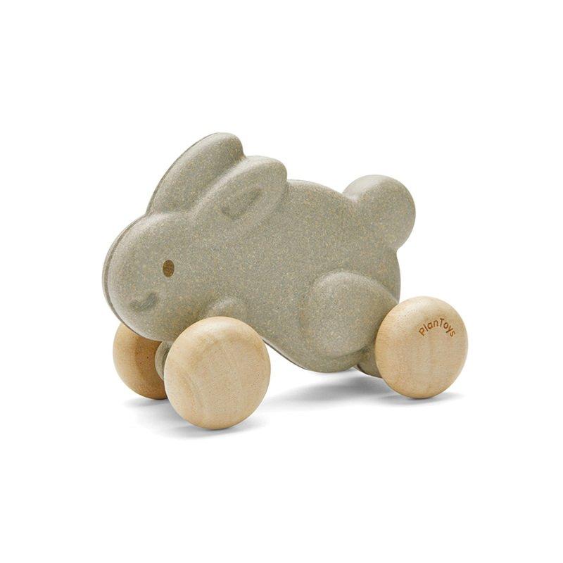 Janie and Jack PUSH ALONG BUNNY-GRAY