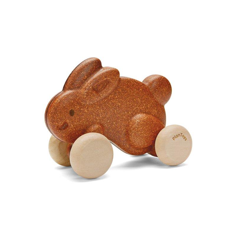 Janie and Jack PUSH ALONG BUNNY-BROWN