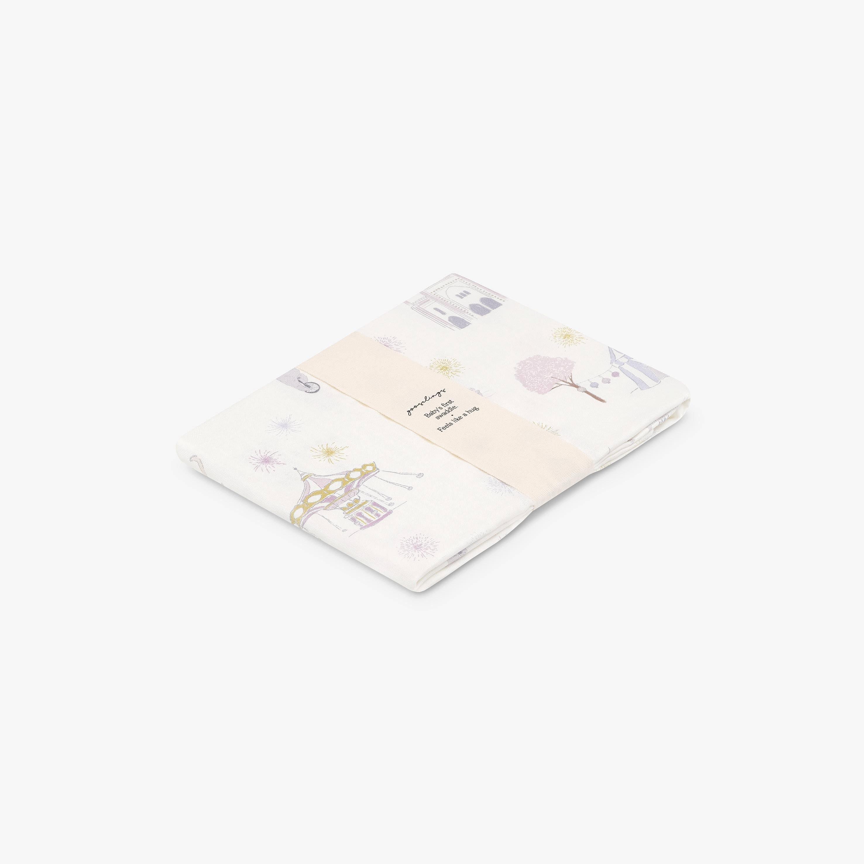 Janie and Jack Adventures in Wonderland Swaddle - Rose