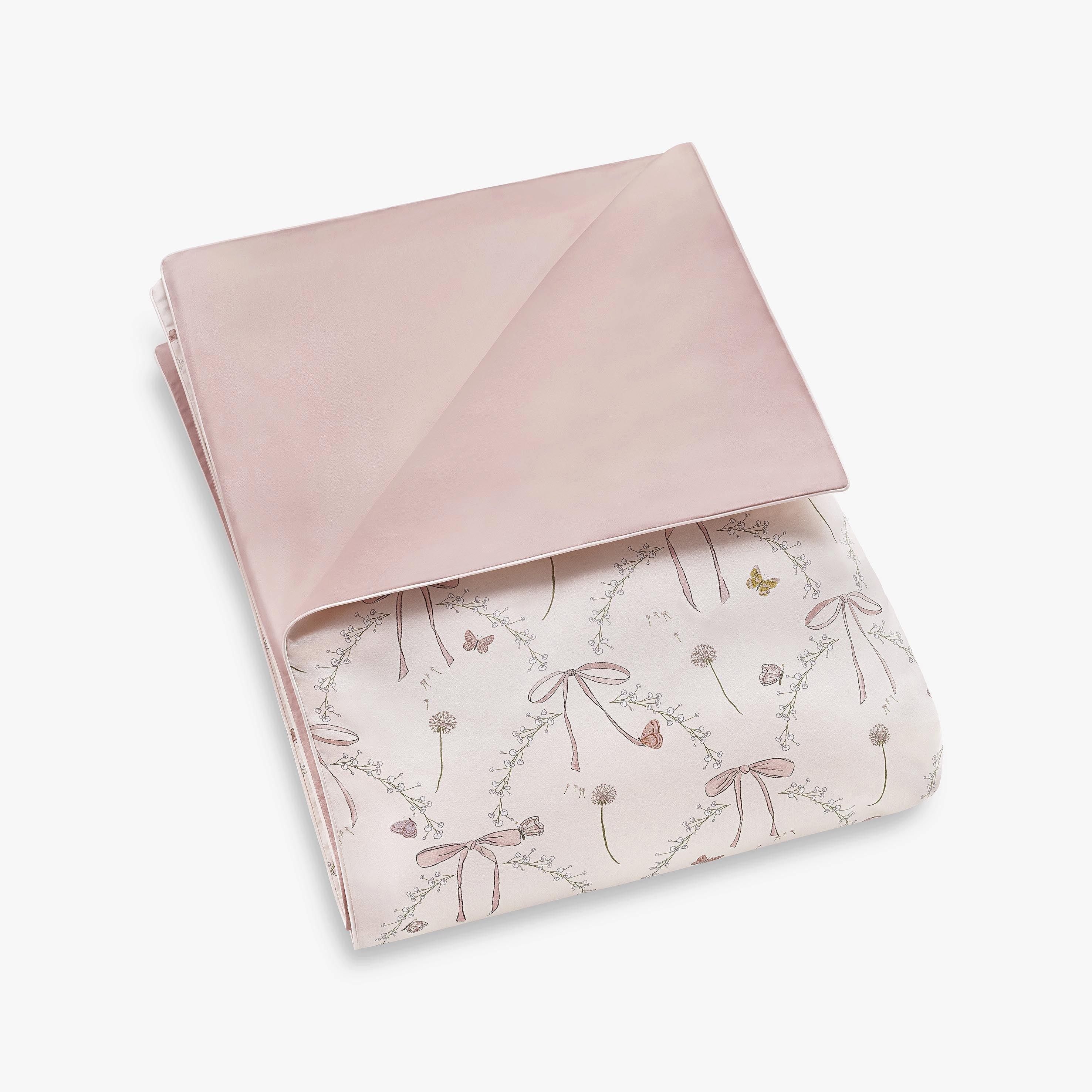 Janie and Jack Bows & Butterfly Kisses Baby Duvet Set - Pink