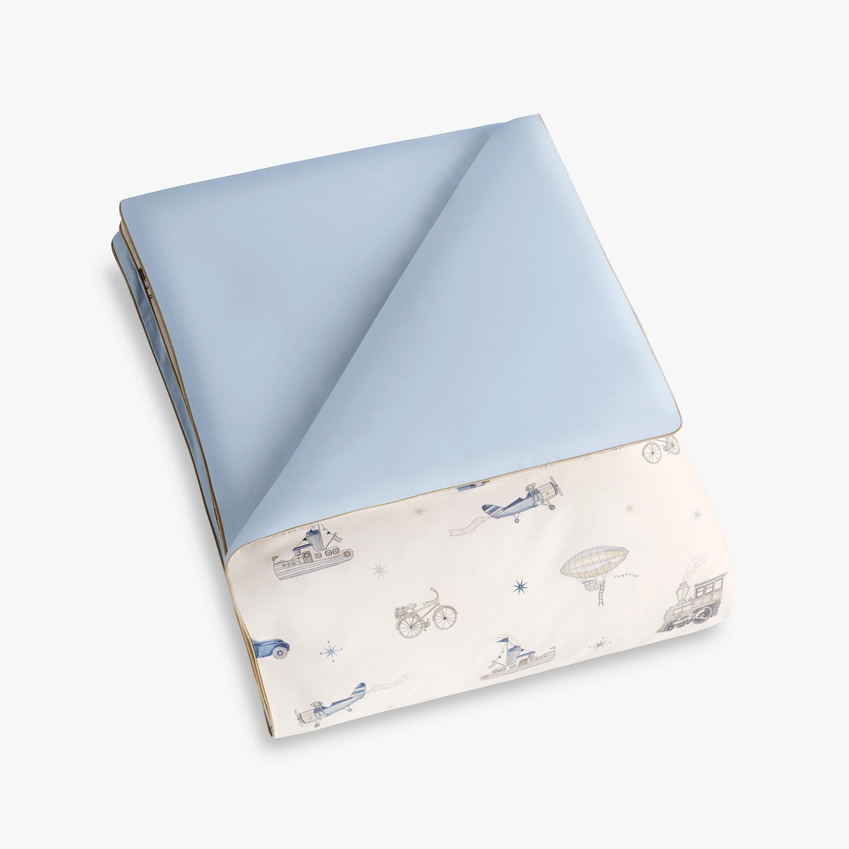 Janie and Jack Transit Treasures Baby Duvet Set - Blue