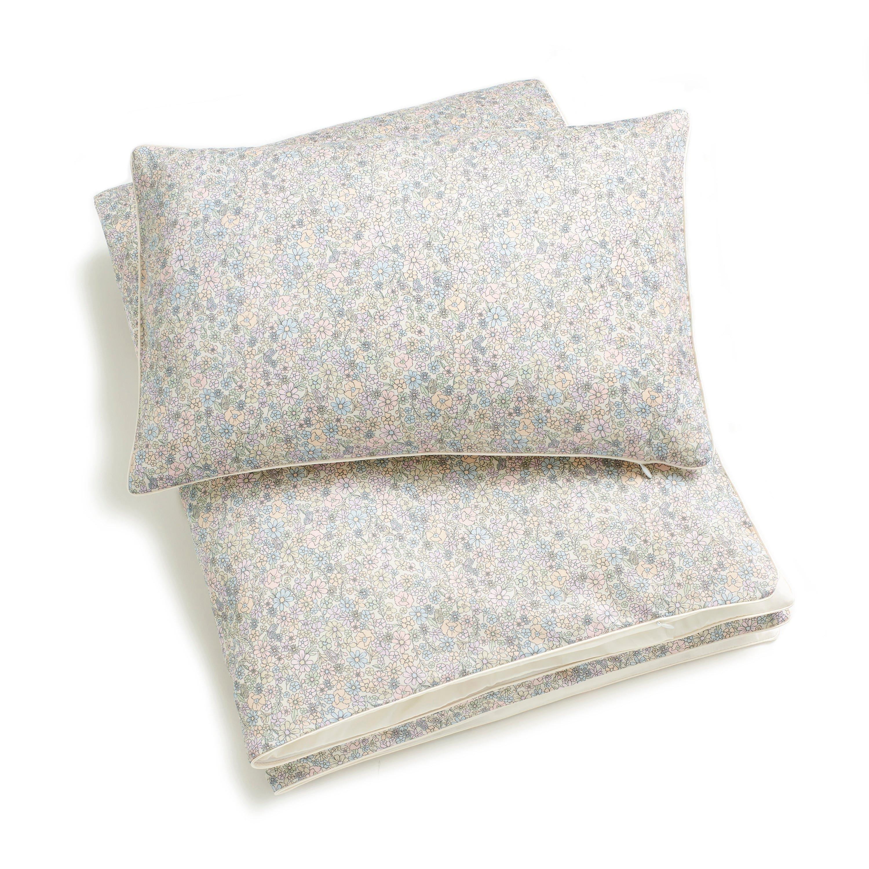 Janie and Jack Enchanted Wildflowers Toddler Duvet Set - Ivory