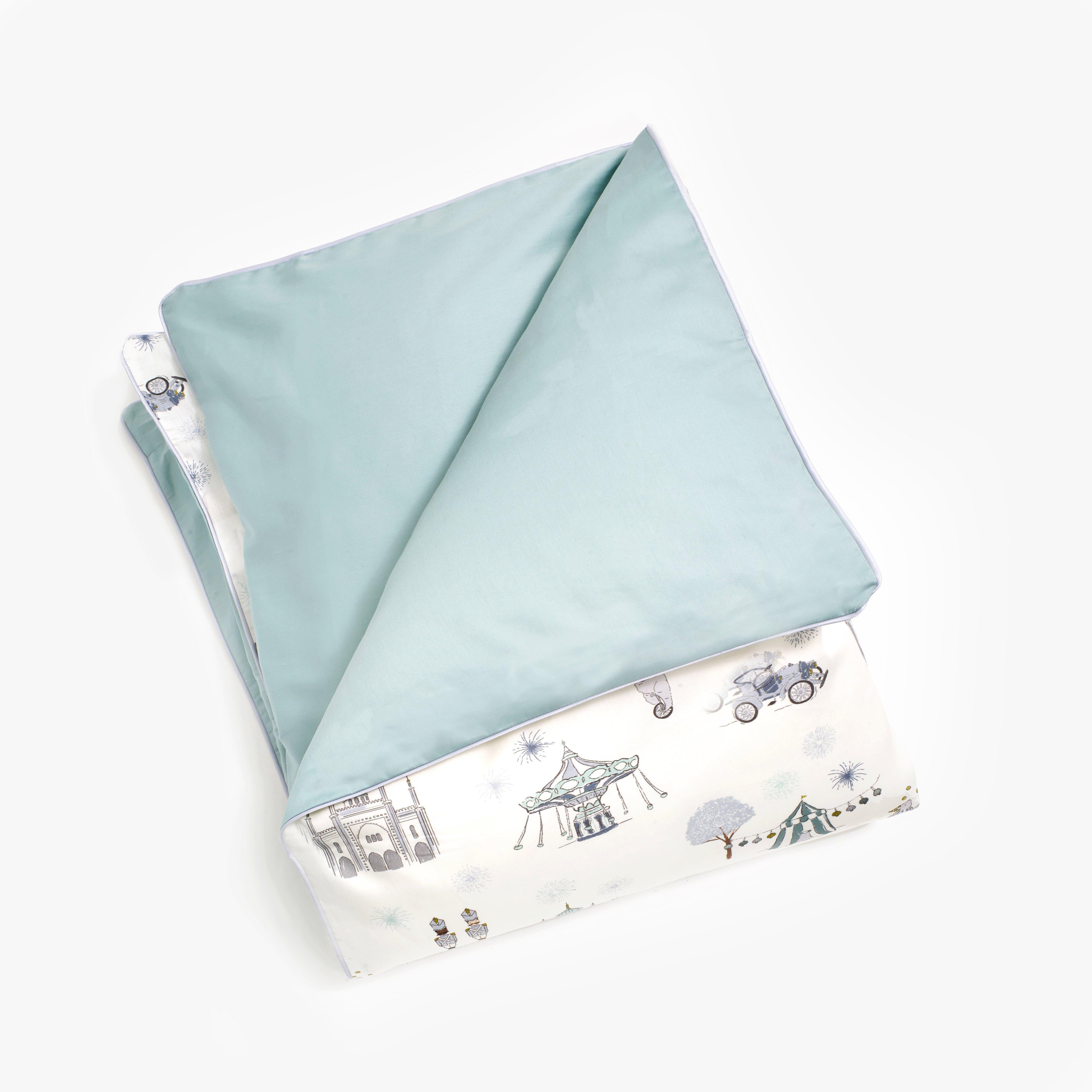 Janie and Jack Adventures in Wonderland Baby Duvet Set - Aqua