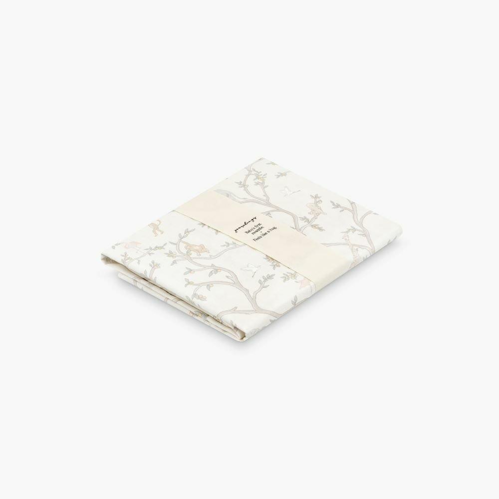 Janie and Jack Animal Parade Swaddle - Ivory