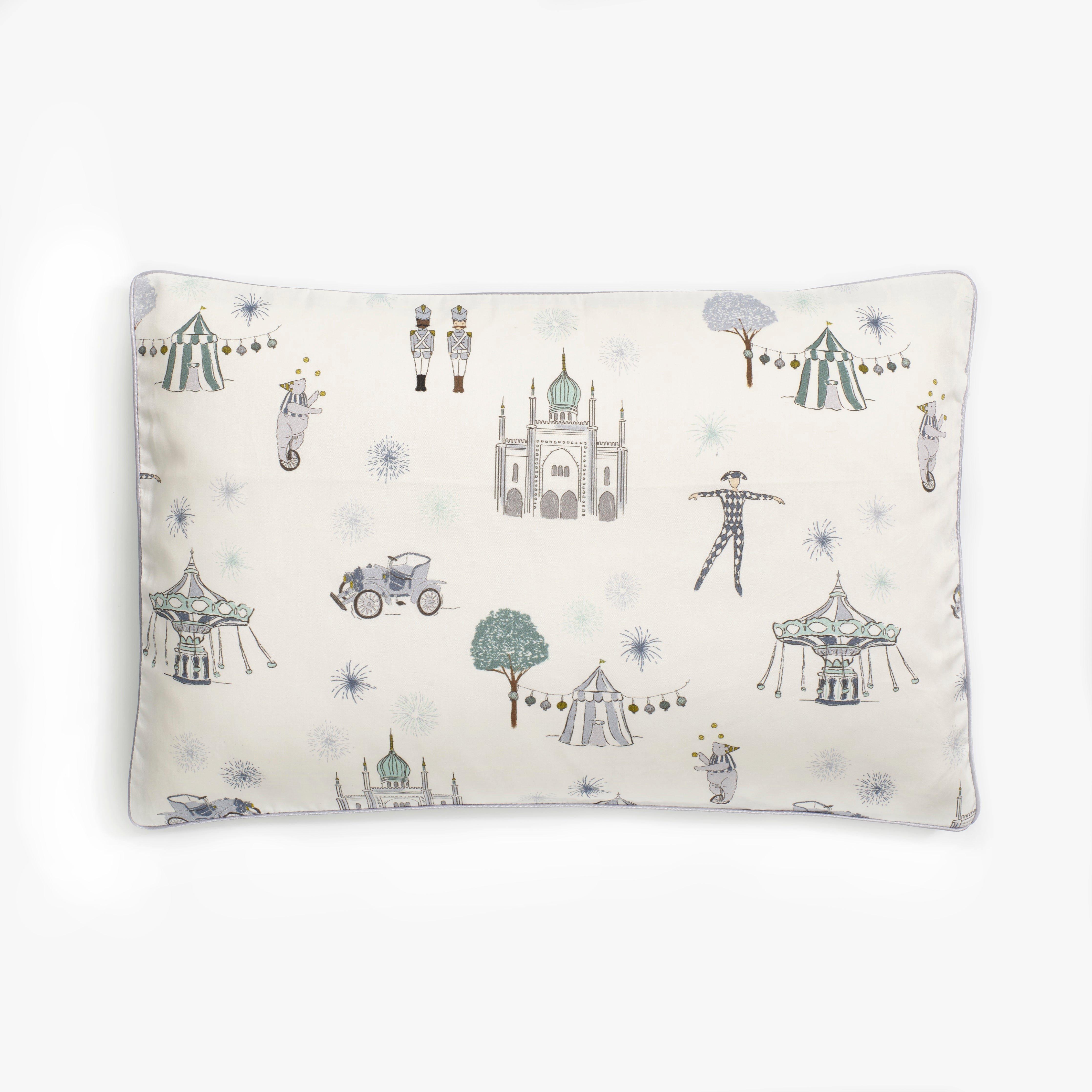 Janie and Jack Adventures in Wonderland Toddler Pillow Set - Aqua