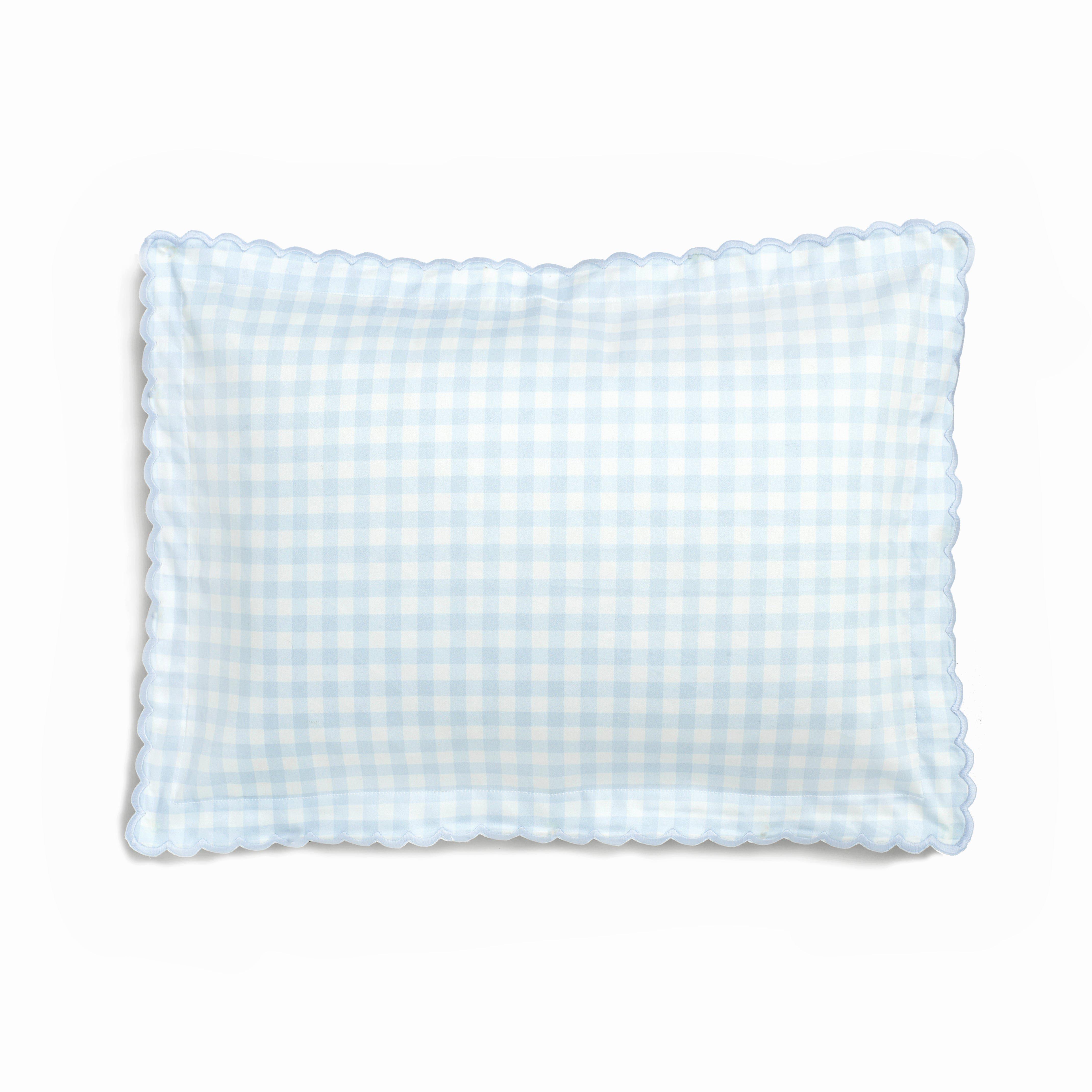 Janie and Jack Picnic Gingham Toddler Pillow Set - Blue