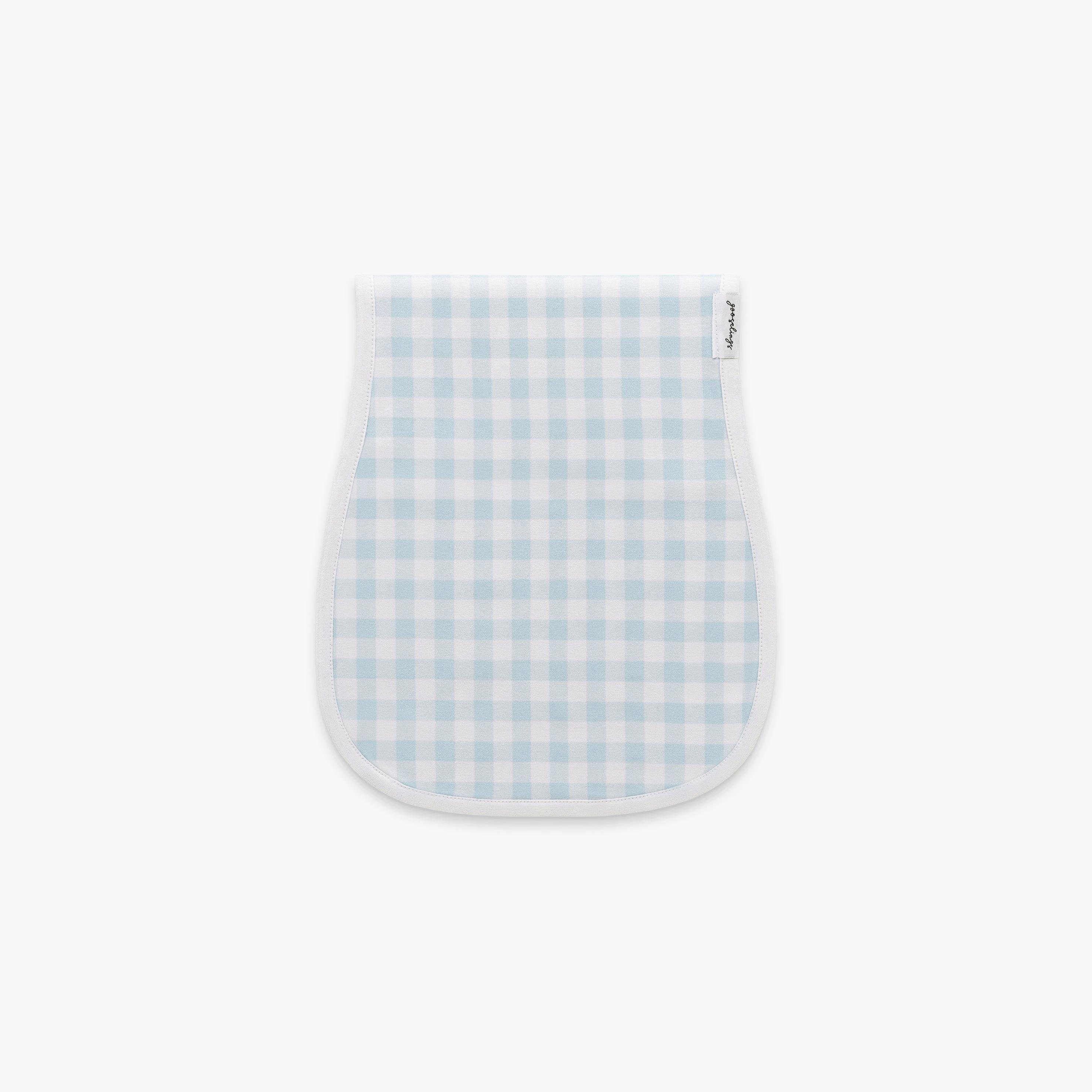 Janie and Jack Picnic Gingham Burp Cloth - Blue