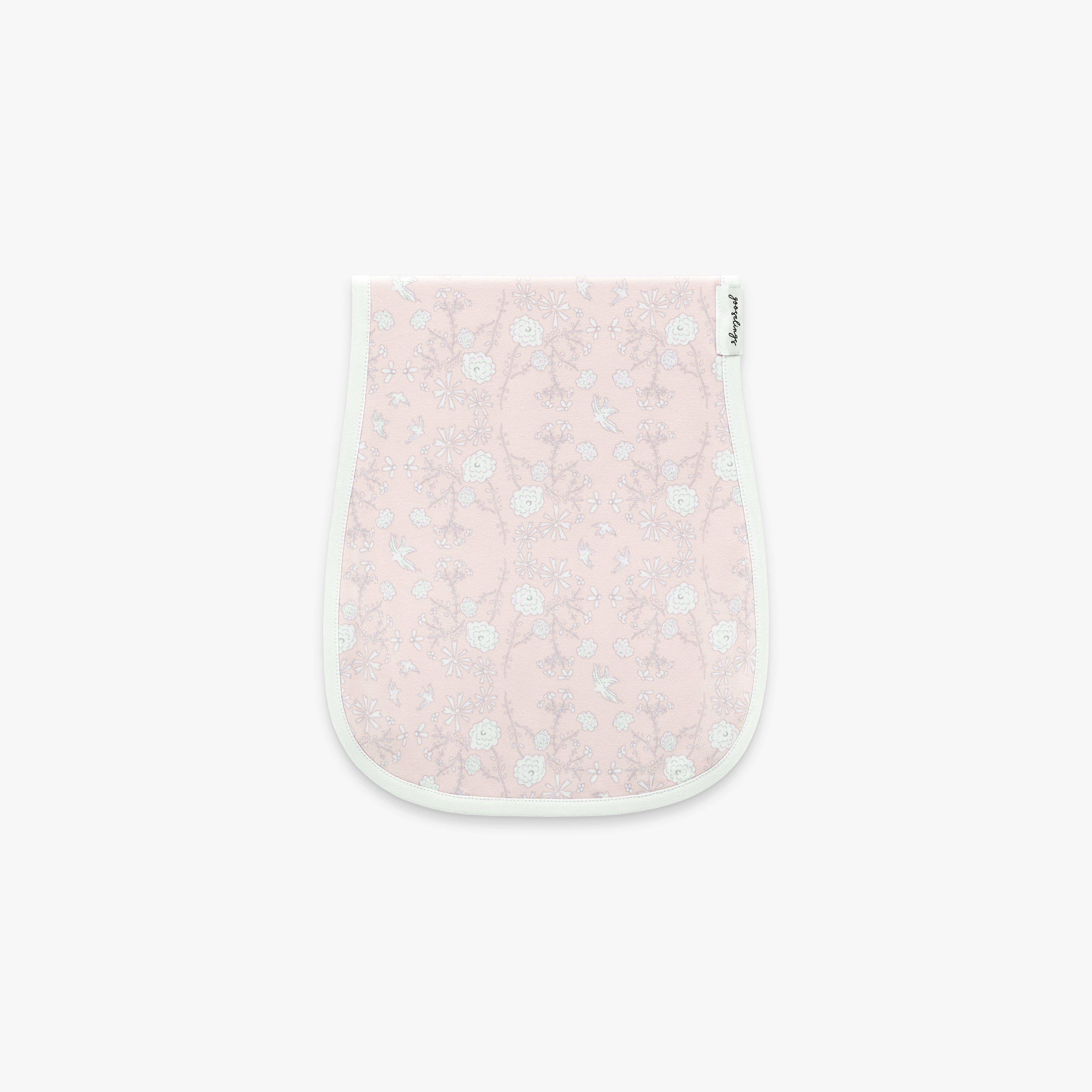 Janie and Jack Bird's Song Burp Cloth - Pink