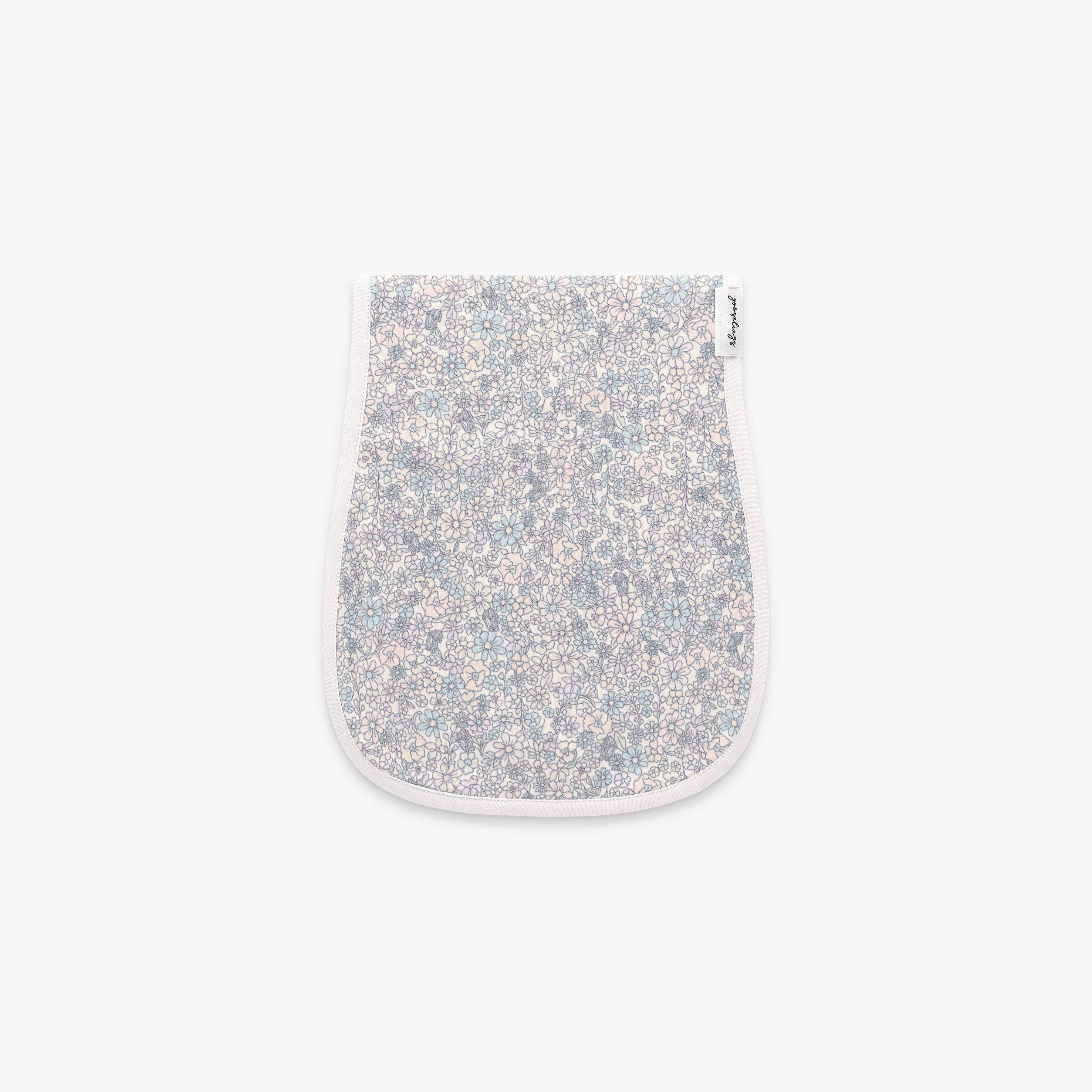 Janie and Jack Enchanted Wildflower Burp Cloth - Ivory