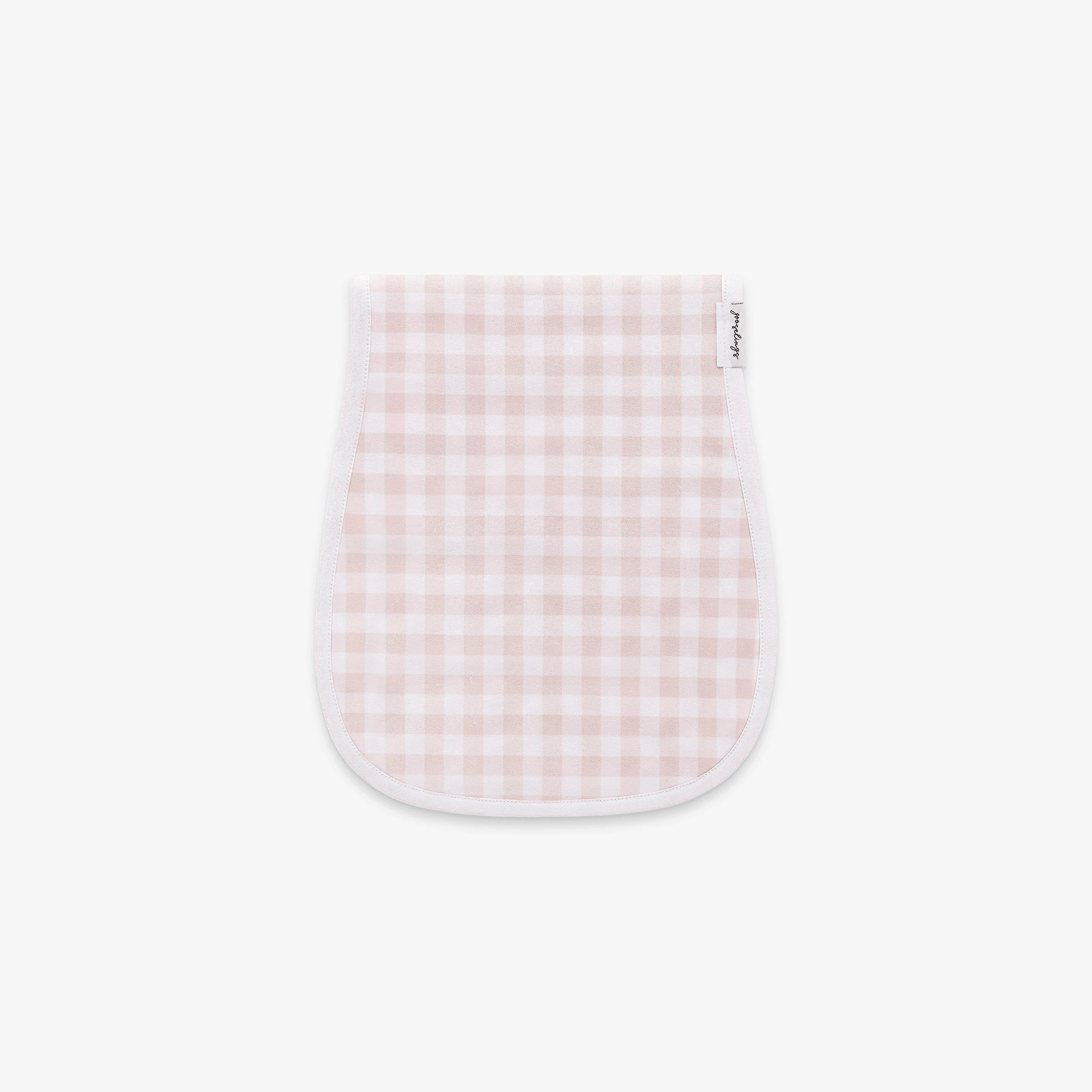 Janie and Jack Picnic Gingham Burp Cloth - Pink