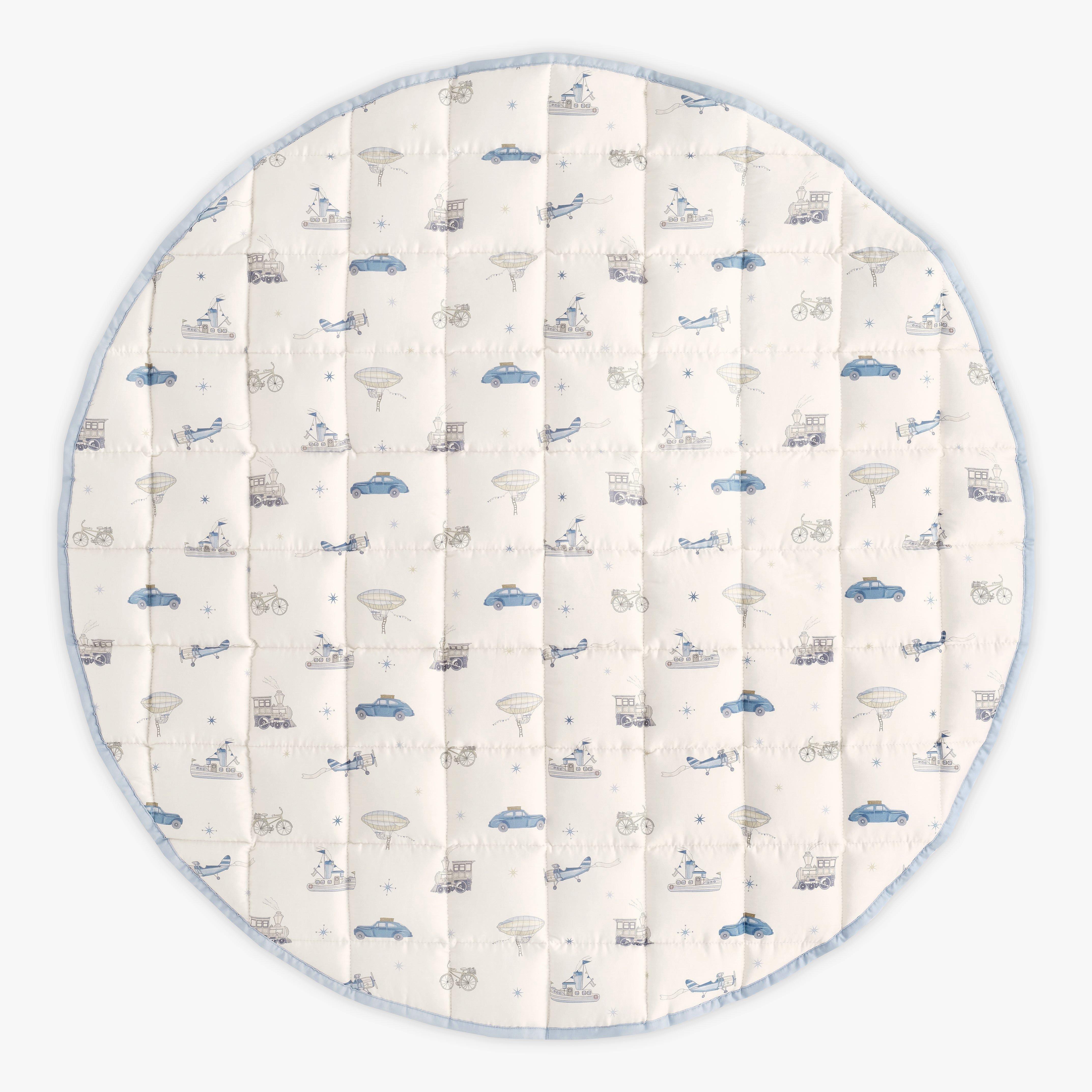 Janie and Jack Transit Treasures Play Mat - Blue