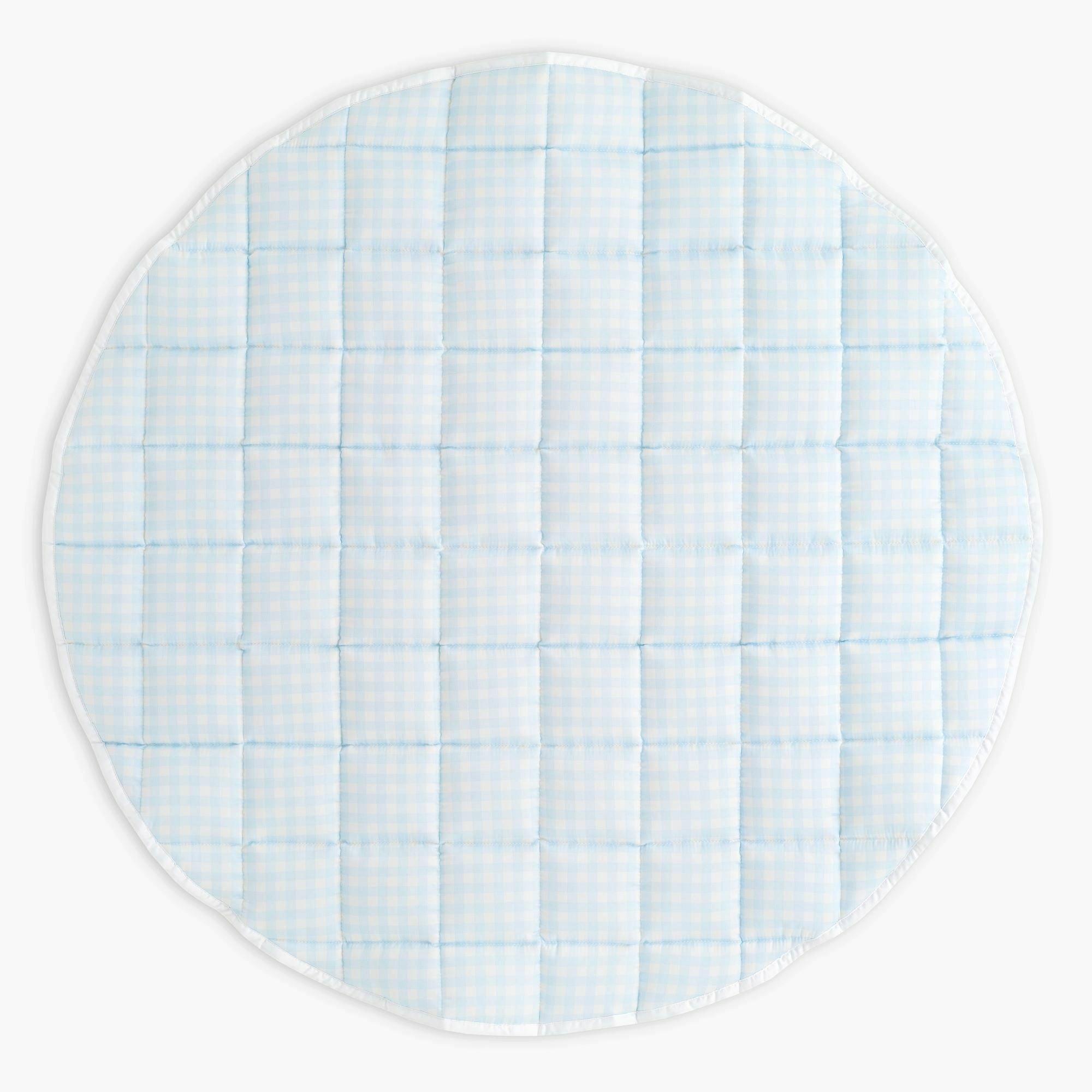 Janie and Jack Picnic Gingham Play Mat - Blue