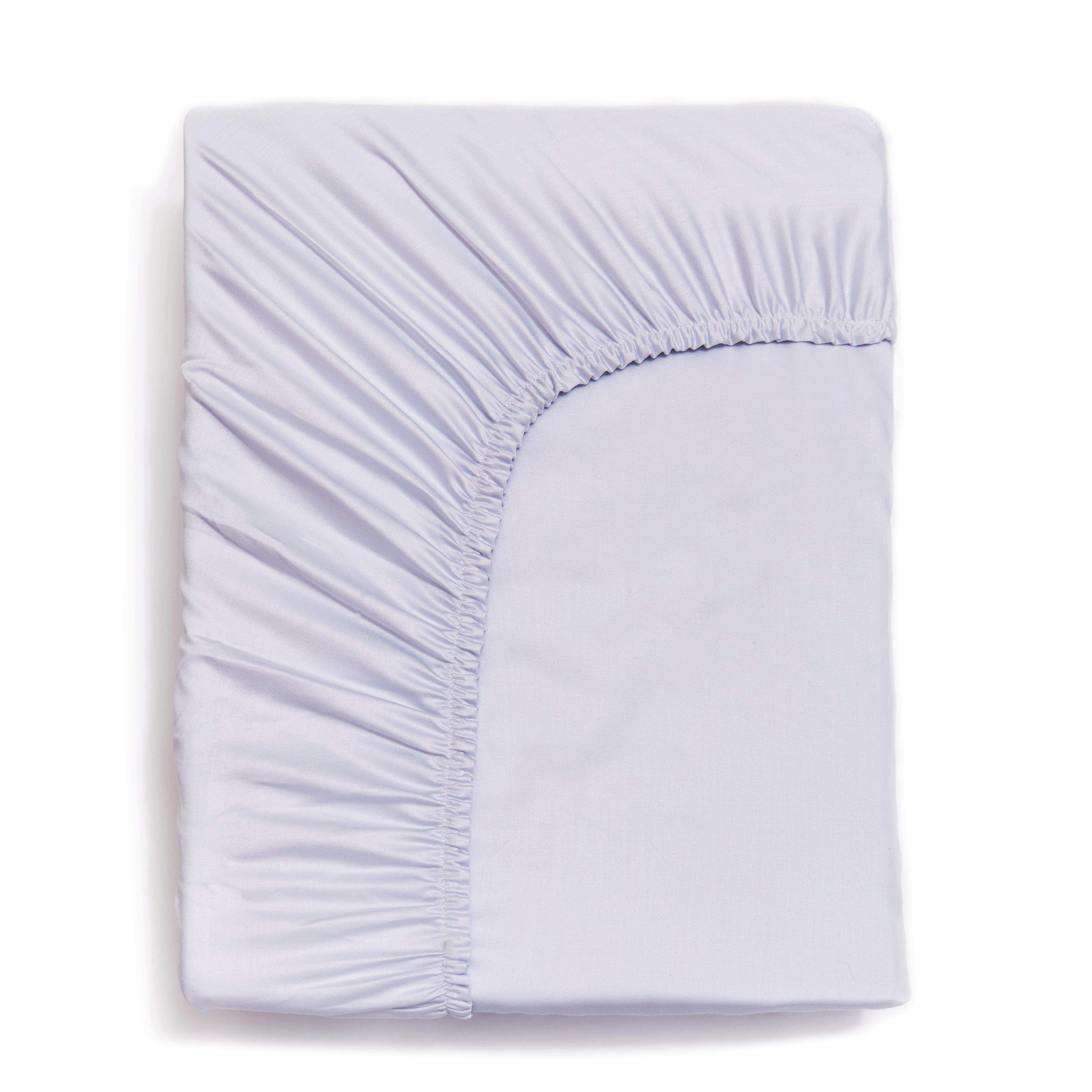 Janie and Jack Solid Fitted Twin Sheet - Blue