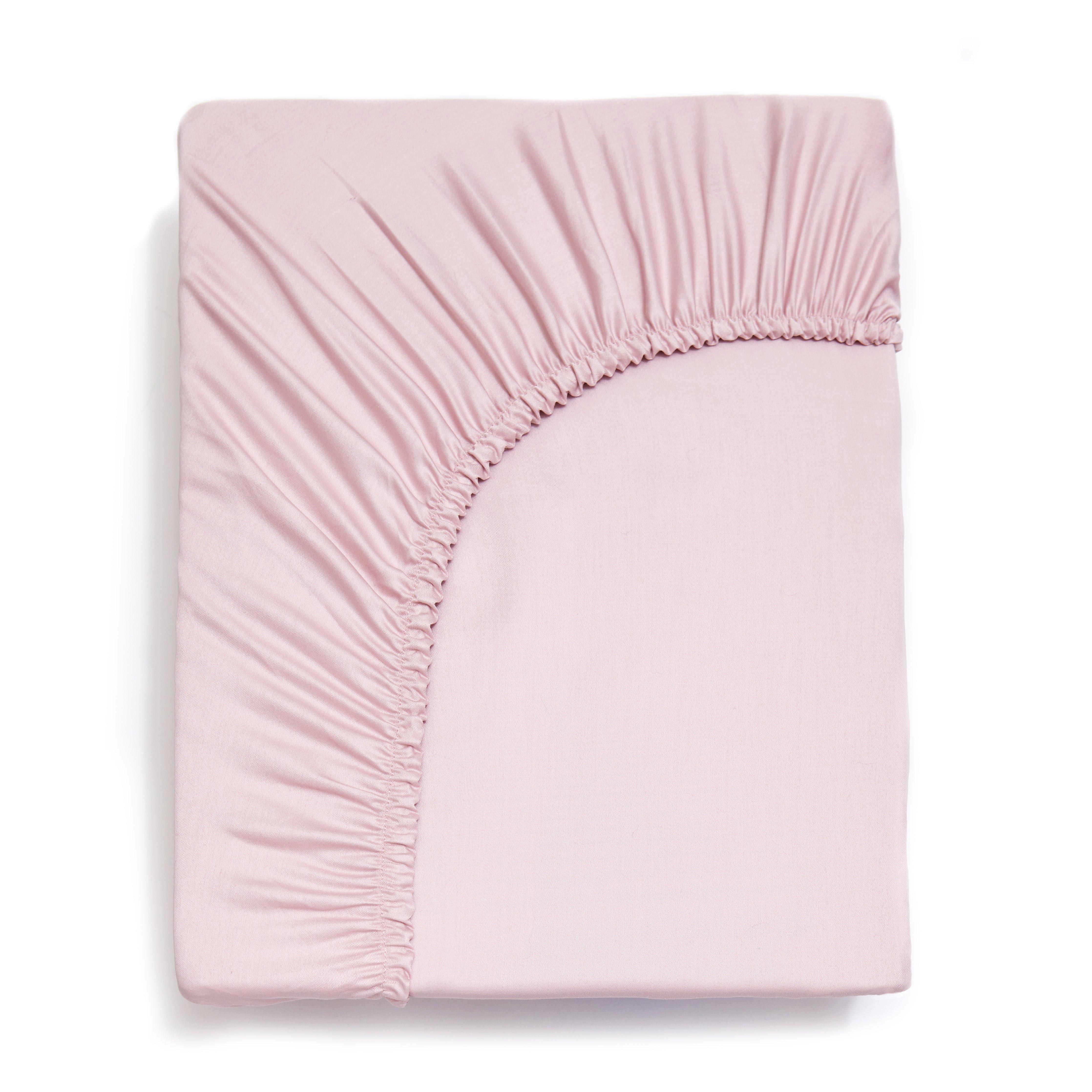 Janie and Jack Solid Fitted Twin Sheet - Rose