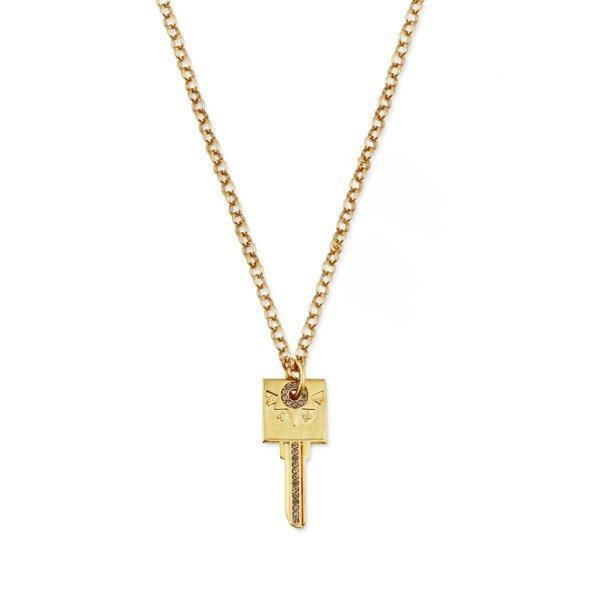 Janie and Jack MAMA Compass Key Necklace