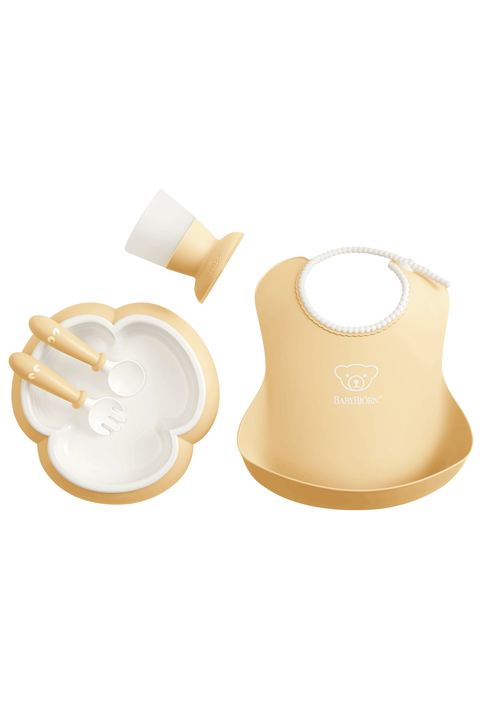 Janie and Jack Baby Dinner Set, Powder Yellow