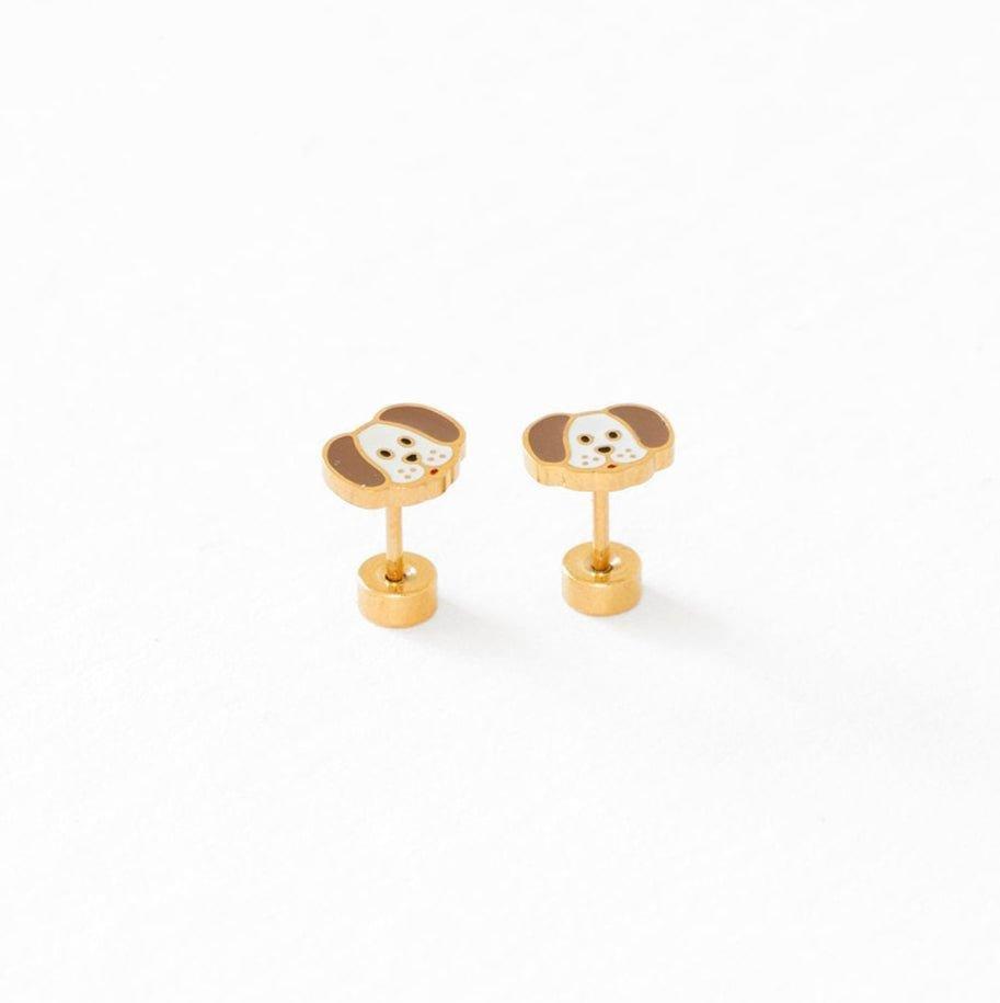 Janie and Jack Dog Stud Earring