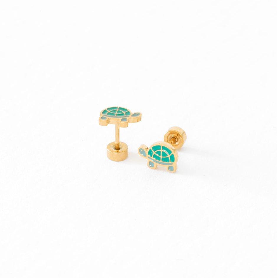 Janie and Jack Turtle Stud Earring