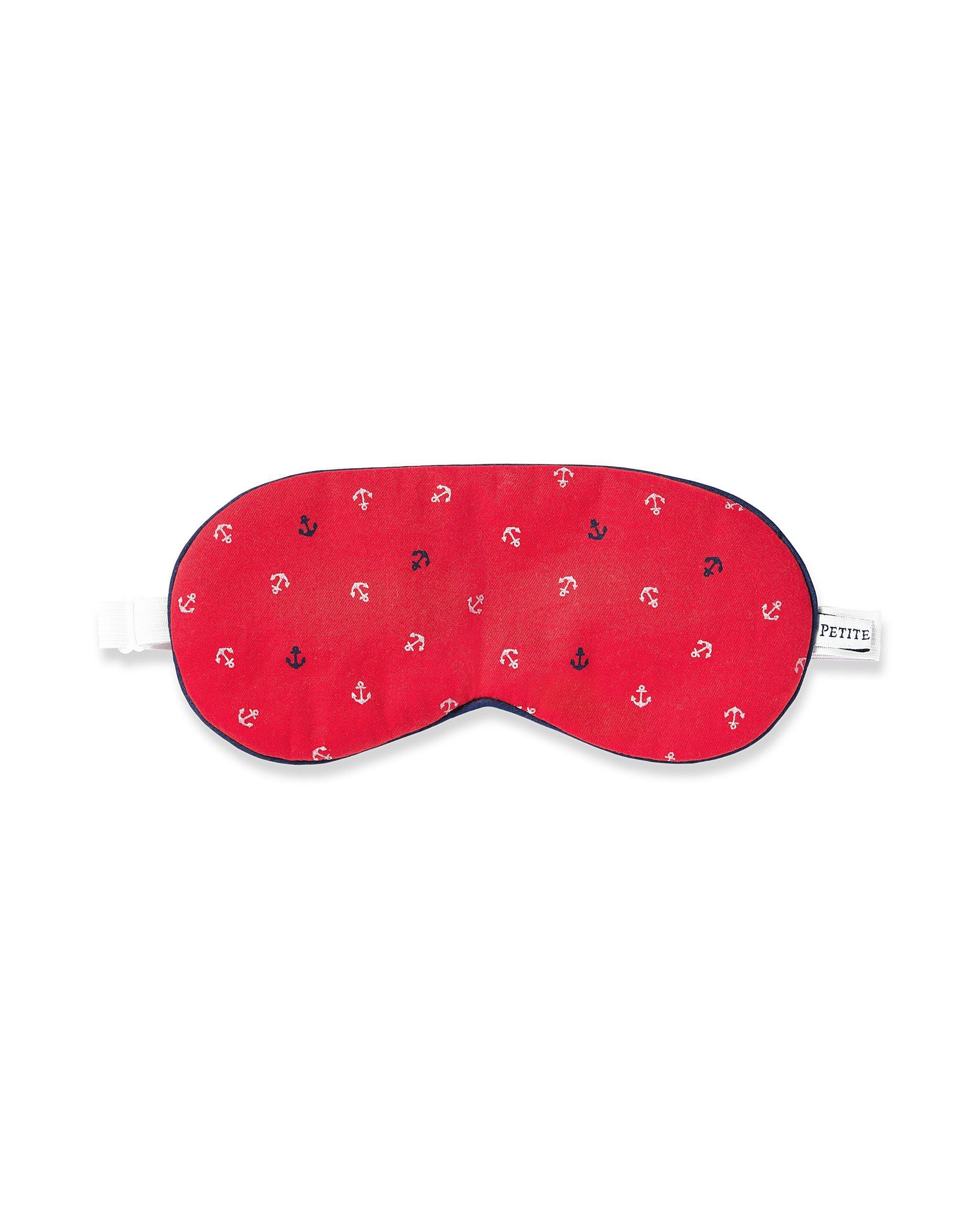 Janie and Jack Adult's Twill Sleep Mask in Anchors Away