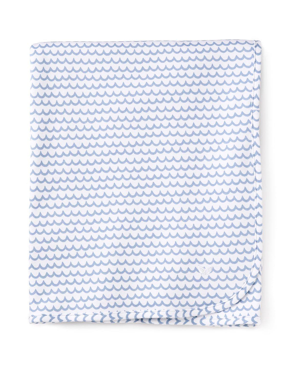Janie and Jack Pima Baby Blanket in La Mer